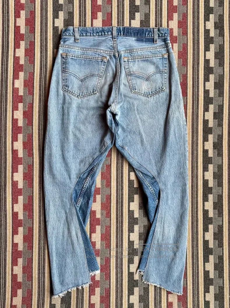 Needles size M Patchwork 3D Cut Machete Jeans