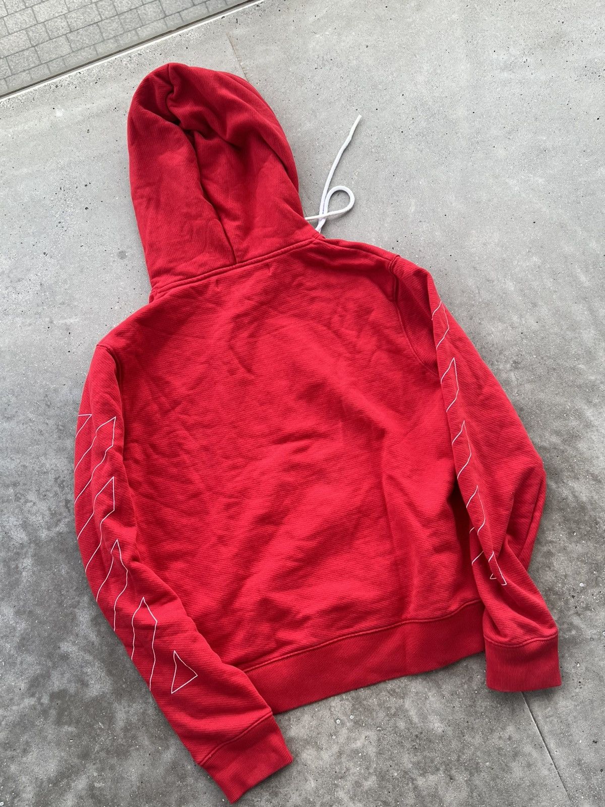 Off-White Off White red hoodie virgil abloh Size US M / EU 48-50 / 2 - 10 Thumbnail