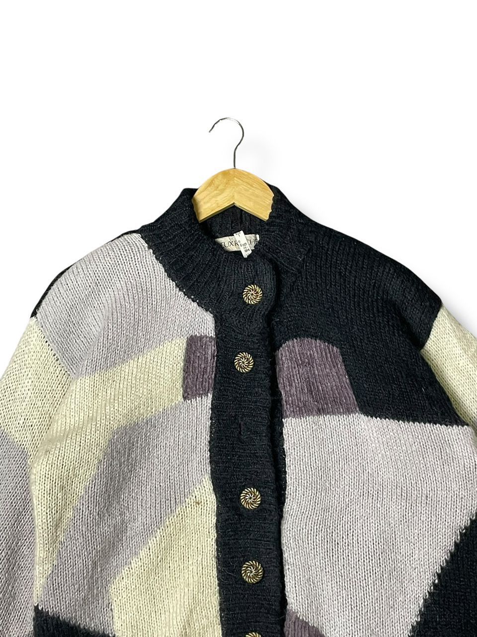 Designer × Vintage Vintage Deux Roche Knit Cardigan (2) Size US S / EU 44-46 / 1 - 3 Thumbnail