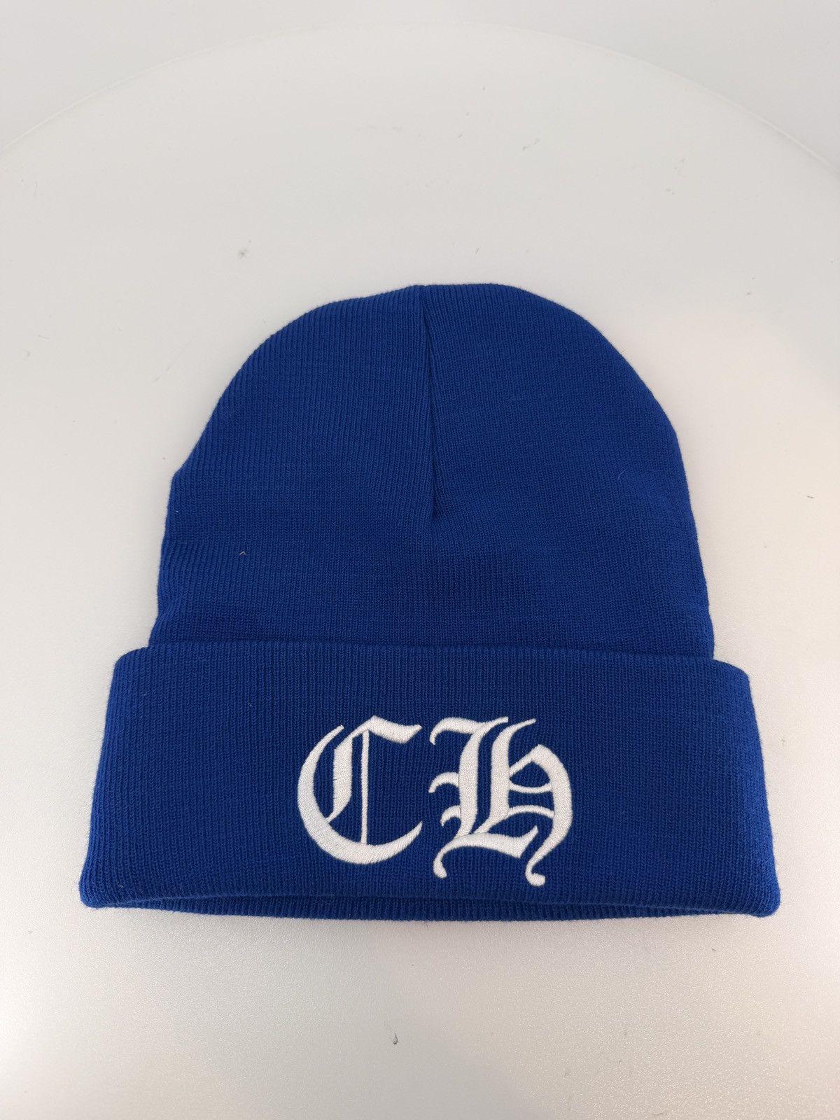 Chrome Hearts Chrome Hearts Watch Beanie Blue Size ONE SIZE - 1 Thumbnail