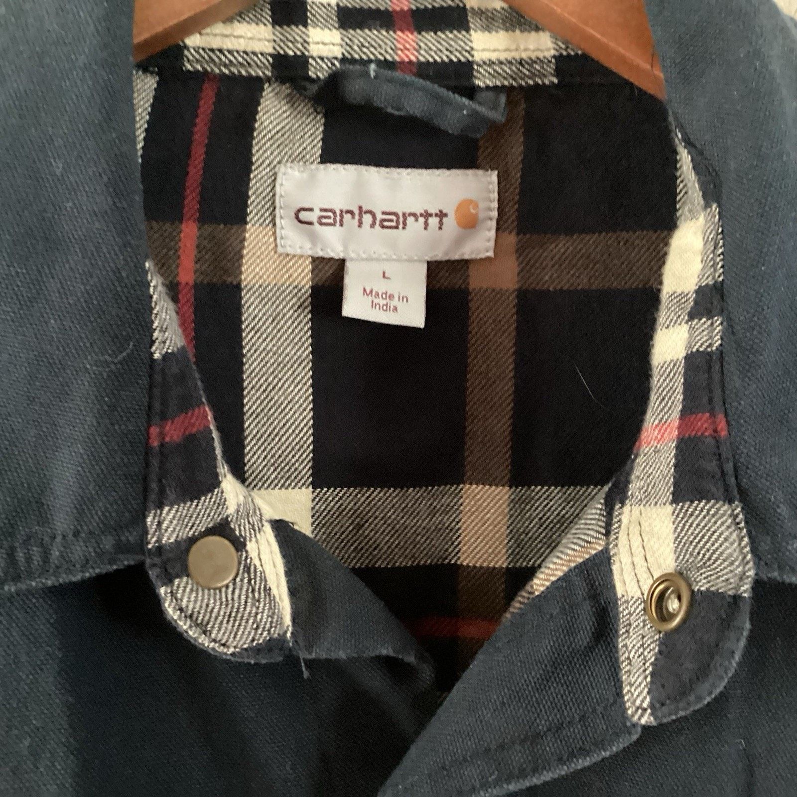 Carhartt Carhartt Men’s Chore Coat Shacket Large Navy Blanket Lined Size US L / EU 52-54 / 3 - 2 Thumbnail
