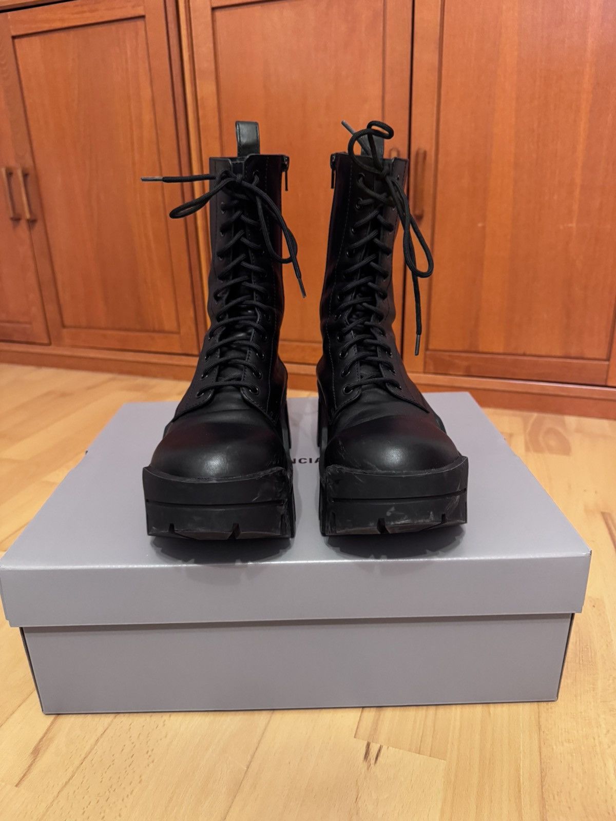 Balenciaga Balenciaga Bulldozer Triple Black Size US 6 / EU 39 - 6 Thumbnail