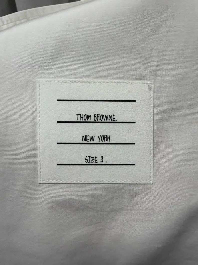 Thom Browne Thom Browne White Shirt Size US L / EU 52-54 / 3 - 4 Thumbnail