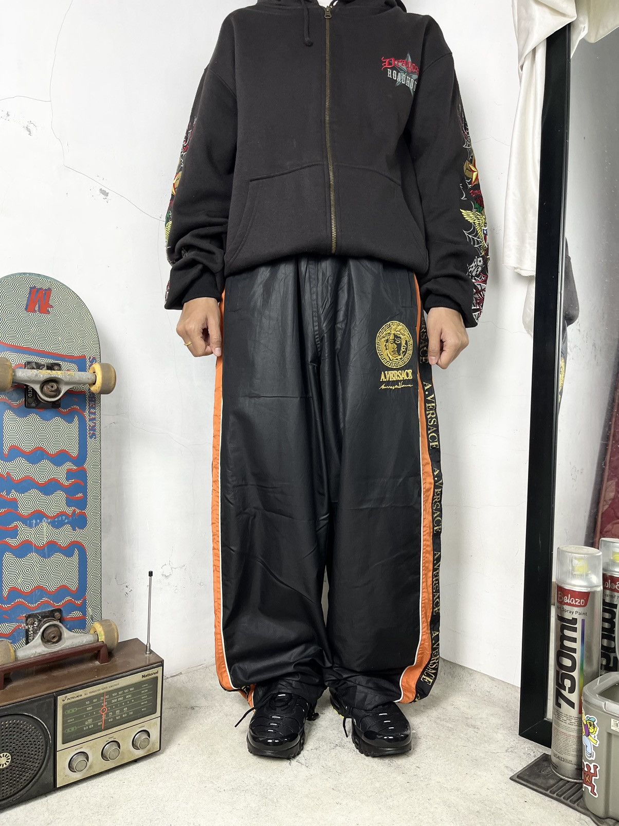 Designer × Vintage NEED GONE‼️ A Versace Vintage Trackpants Dripstyle Size US 36 / EU 52 - 5 Thumbnail