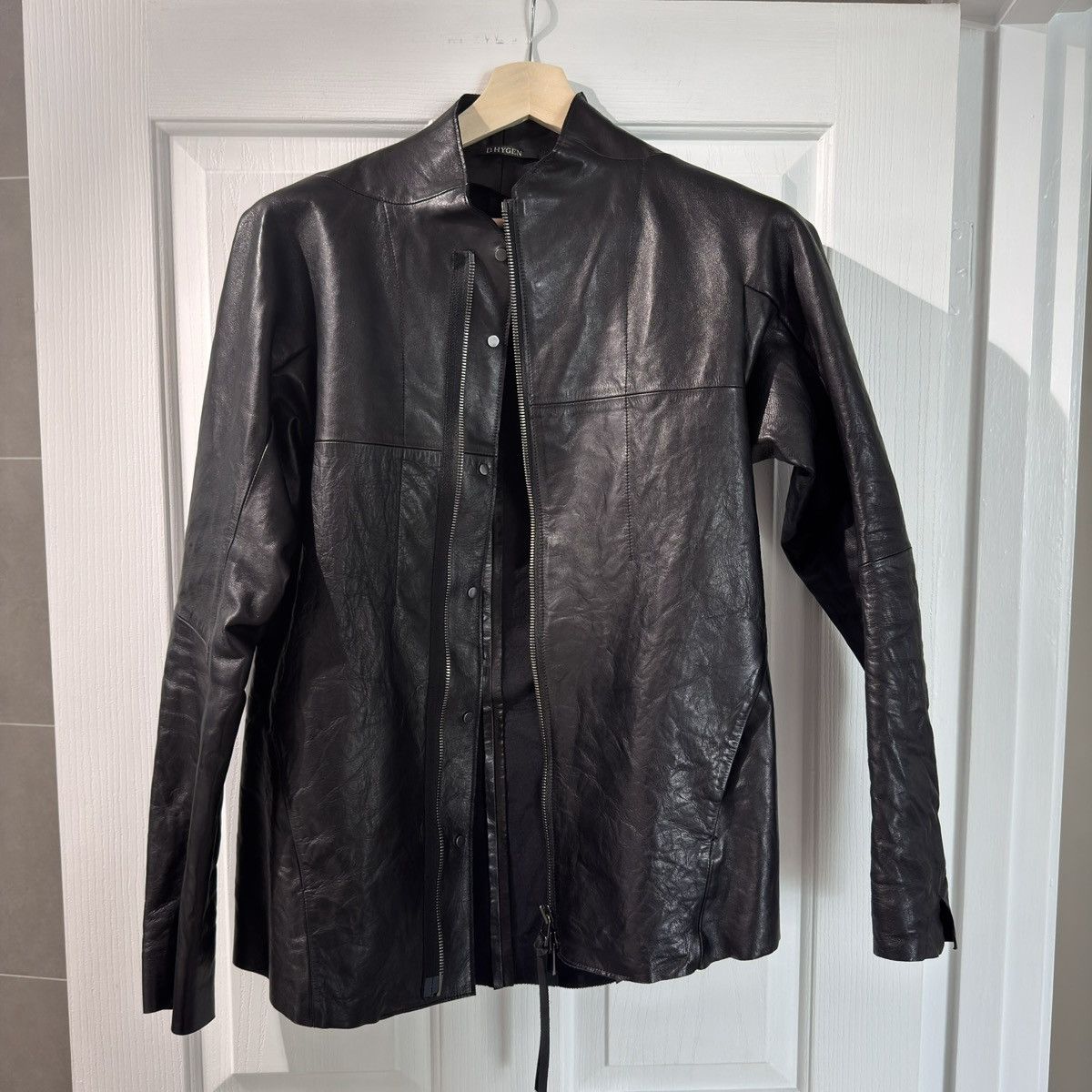 D.Hygen D. HYGEN Horse Leather Jacket – Size 2 (JP) / EU 46–48 Size US S / EU 44-46 / 1 - 2 Thumbnail