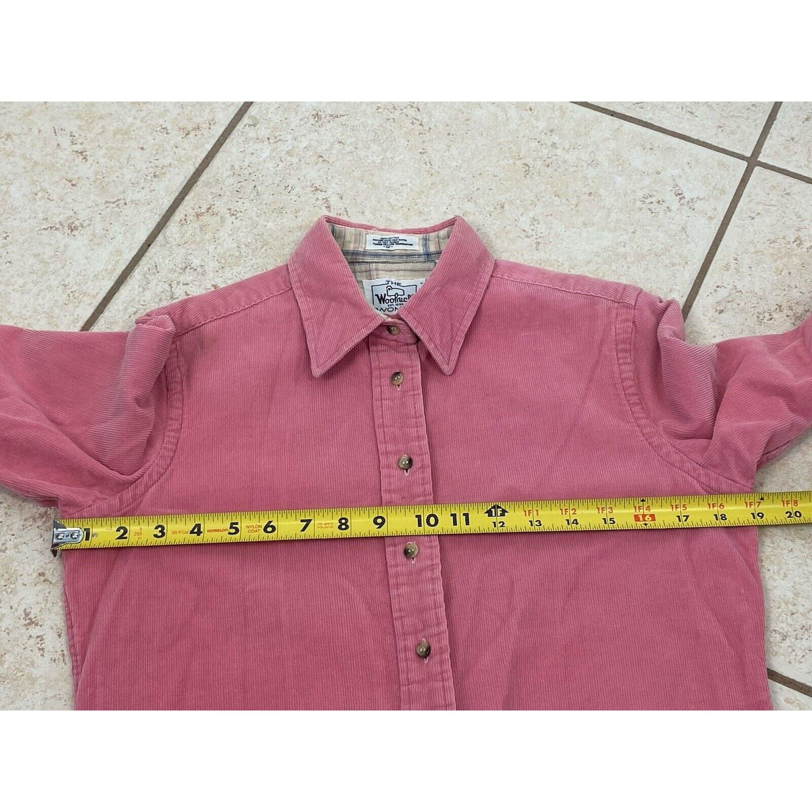Other VTG Woolrich Corduroy Button Up Down Pink Shirt 12 Western Size XL / US 12-14 / IT 48-50 - 12 Thumbnail