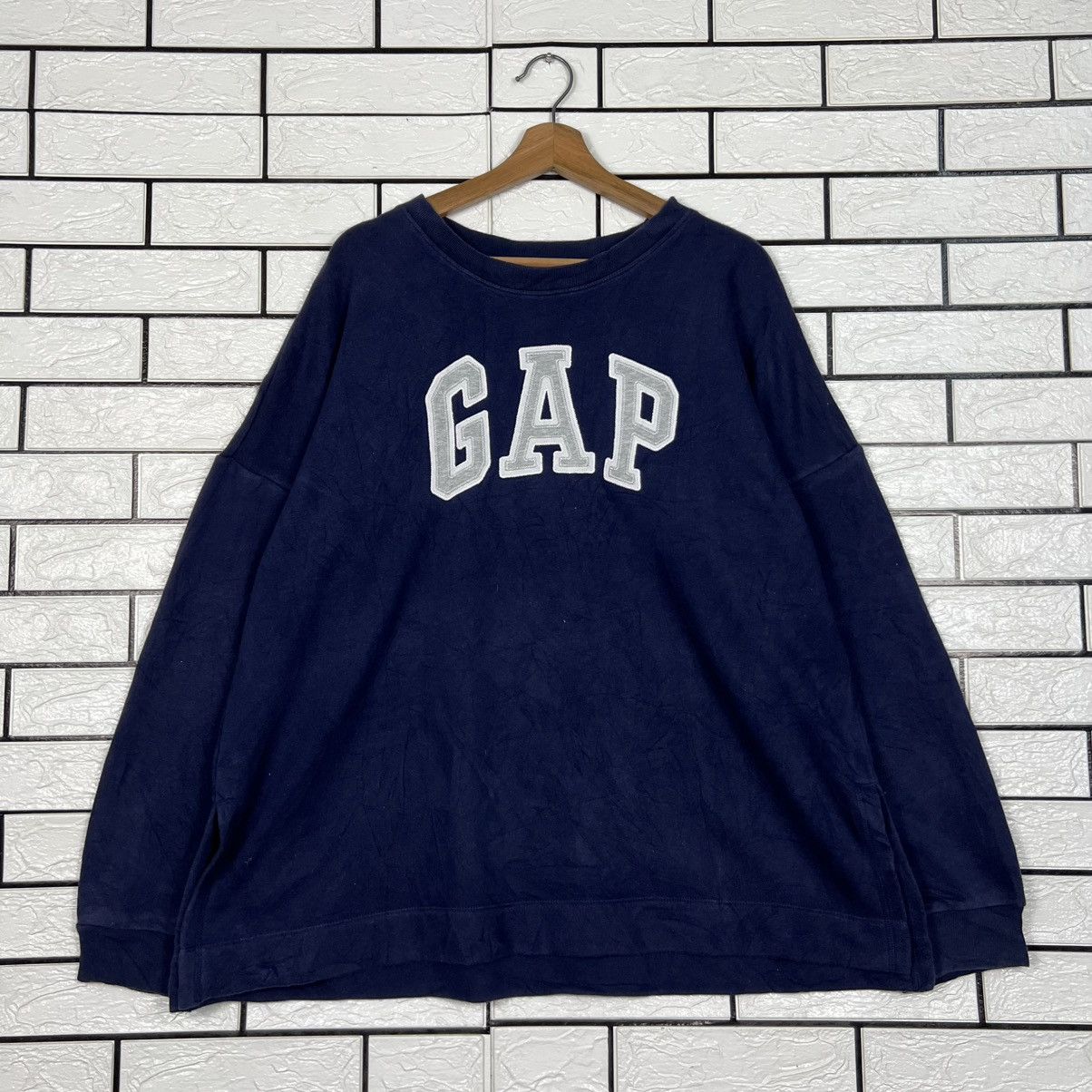 Gap GAP Spellout Big Logo Blue Crewneck Sweatshirt #4269-C194 Size US XL / EU 56 / 4 - 1 Thumbnail