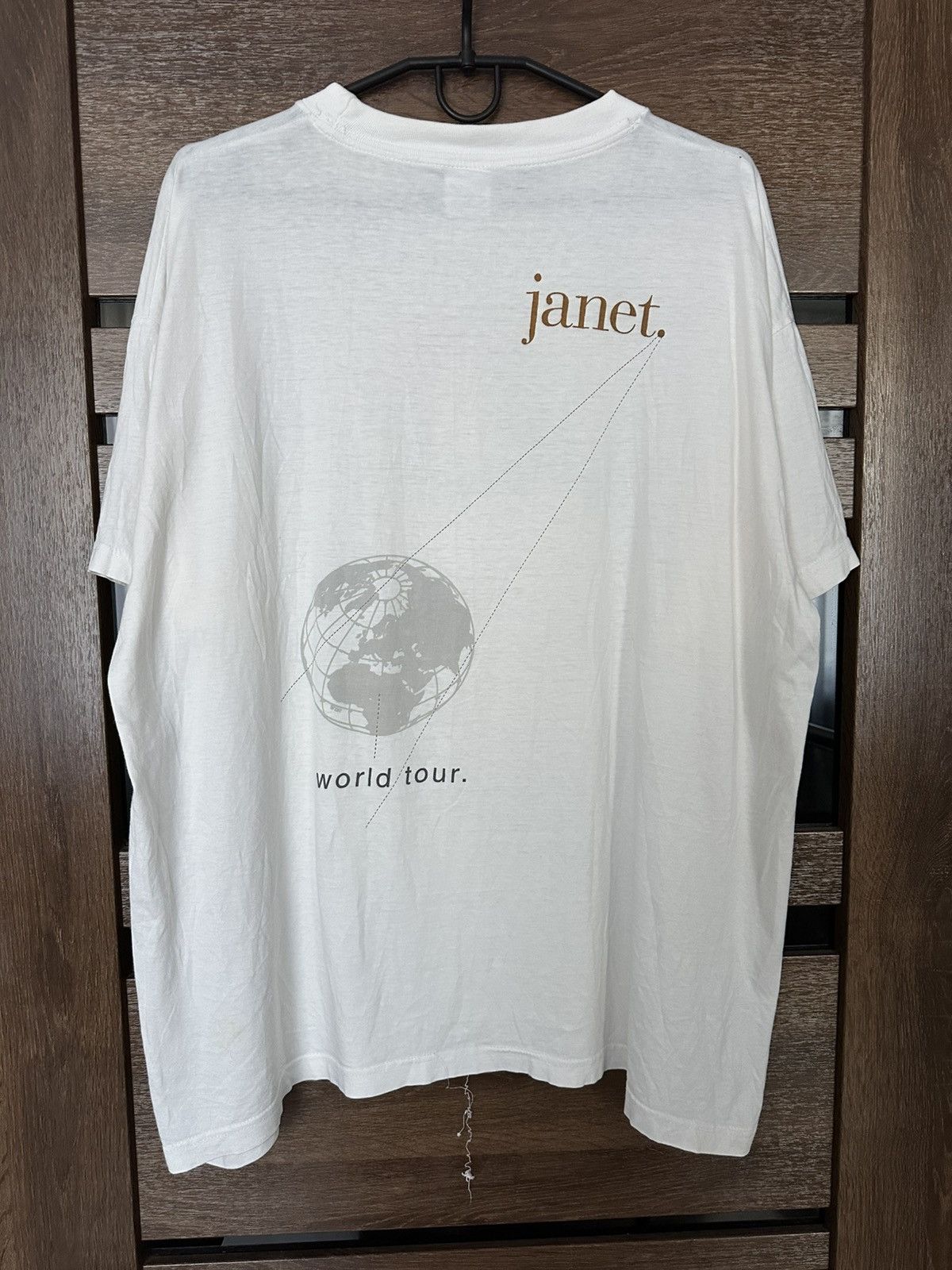 Band Tees 1993 Janet Jackson World Tour Vintage Band T-Shirt Tee Size US XL / EU 56 / 4 - 8 Thumbnail