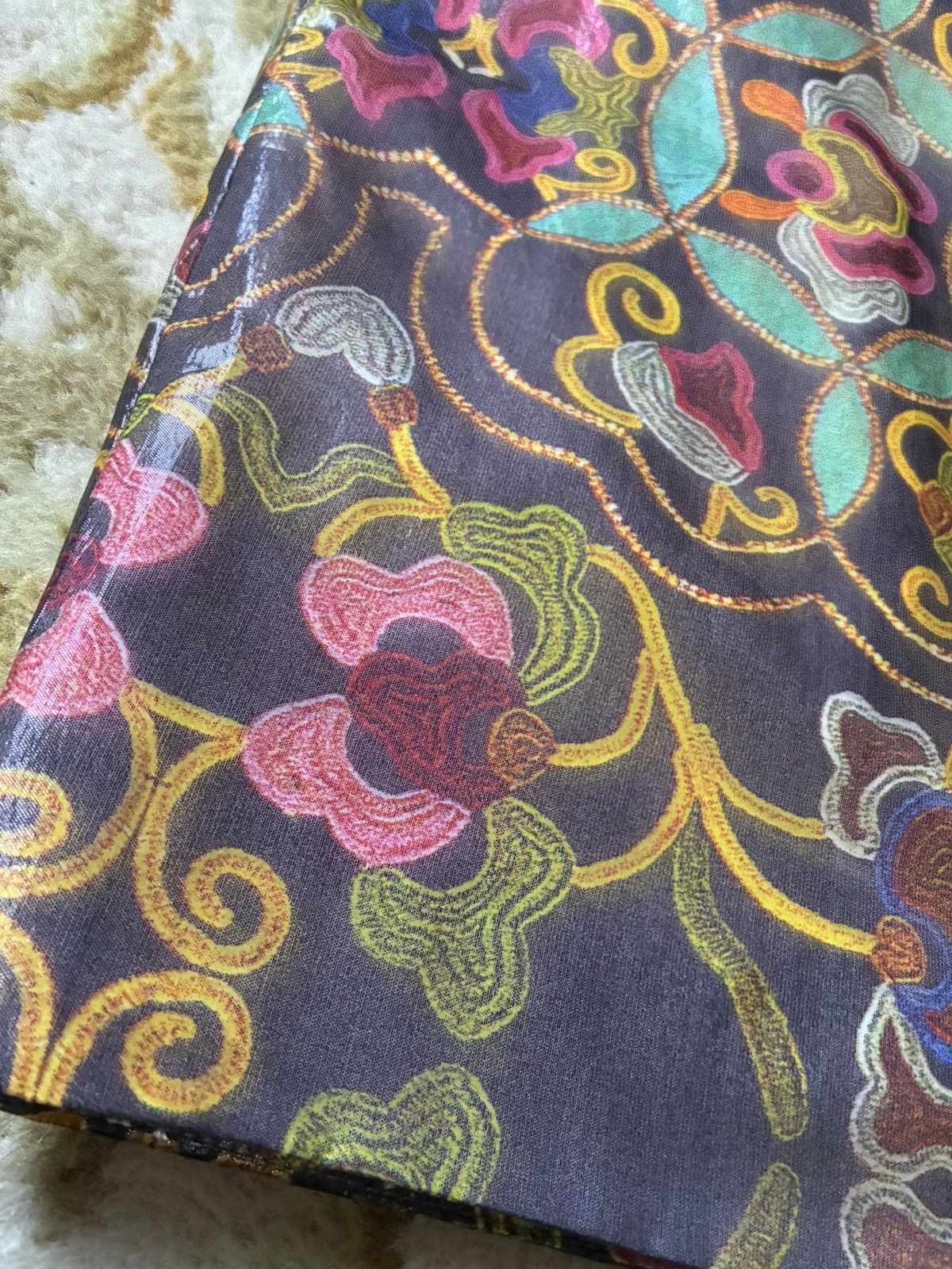 Issey Miyake Issey Miyake Archive SS2001 Runway Iridescent Jacquard Skirt Size 27" / US 4 / IT 40 - 14 Thumbnail