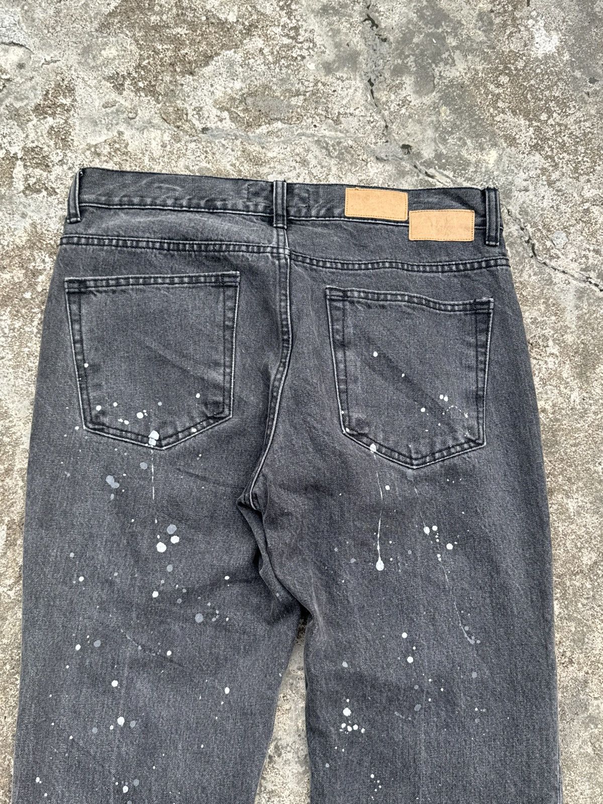 TONYWACK TONYWACK DENIM PAINTED PANTS CUT STYLED Size US 32 / EU 48 - 4 Thumbnail