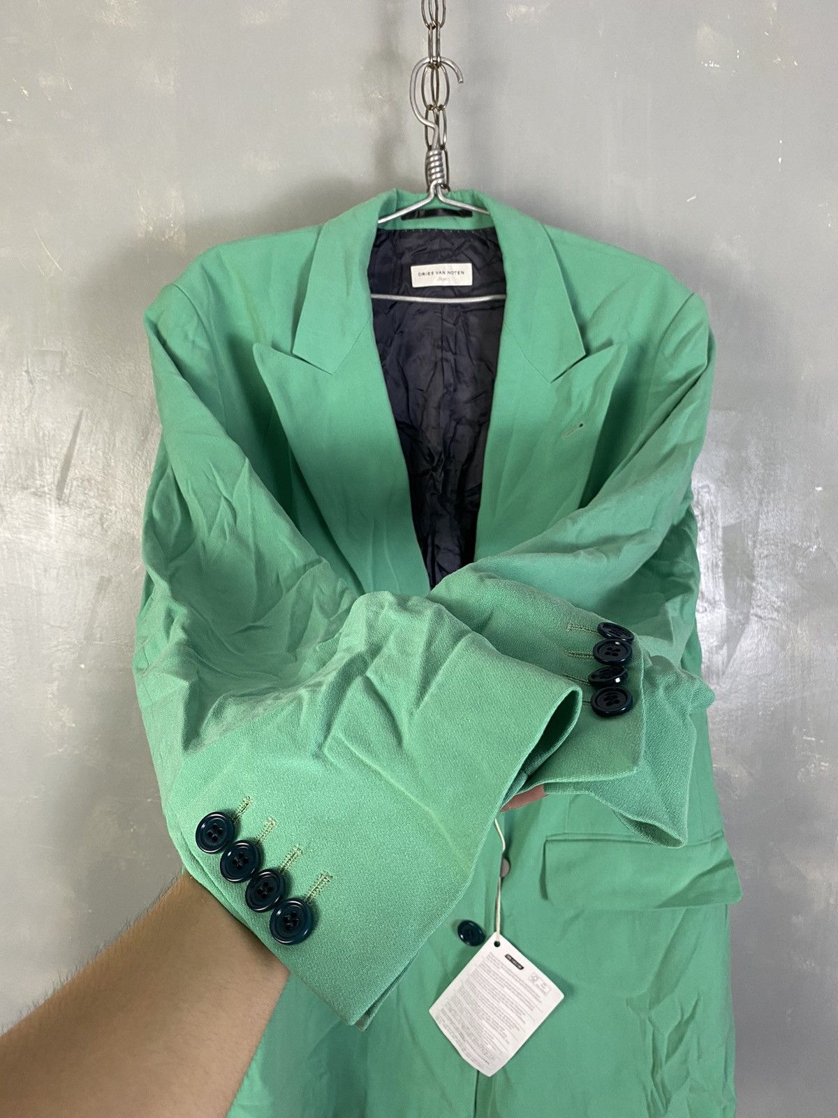 Dries Van Noten Dries Van Noten Double Breasted Blazer Size L / US 10 / IT 46 - 4 Thumbnail