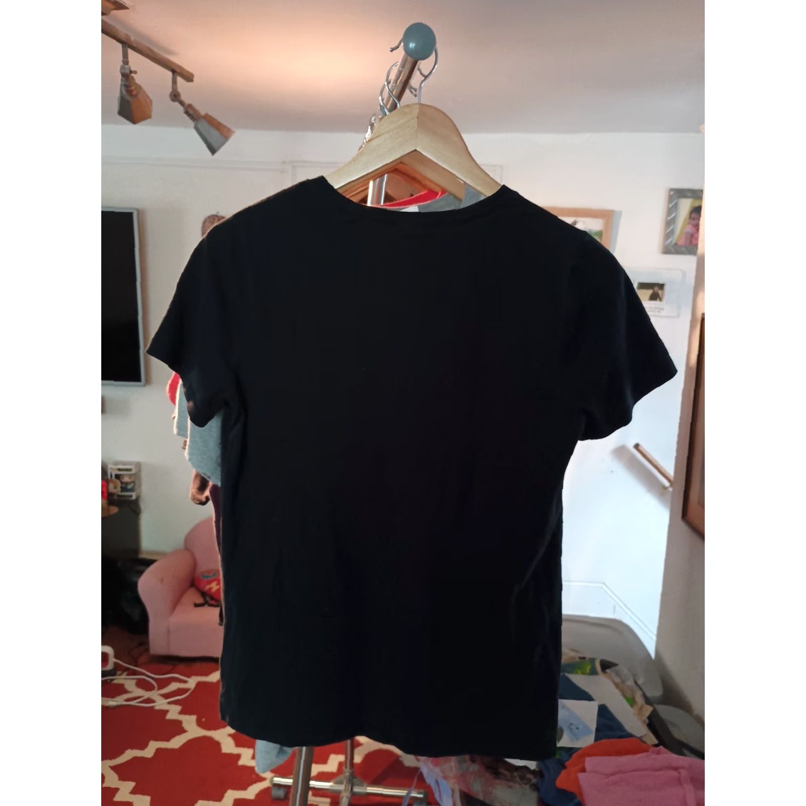 Walls VINTAGE AC DC Fly On The Wall Women’s Tee S Black Rock Shirt Womens Size S / US 4 / IT 40 - 4 Thumbnail