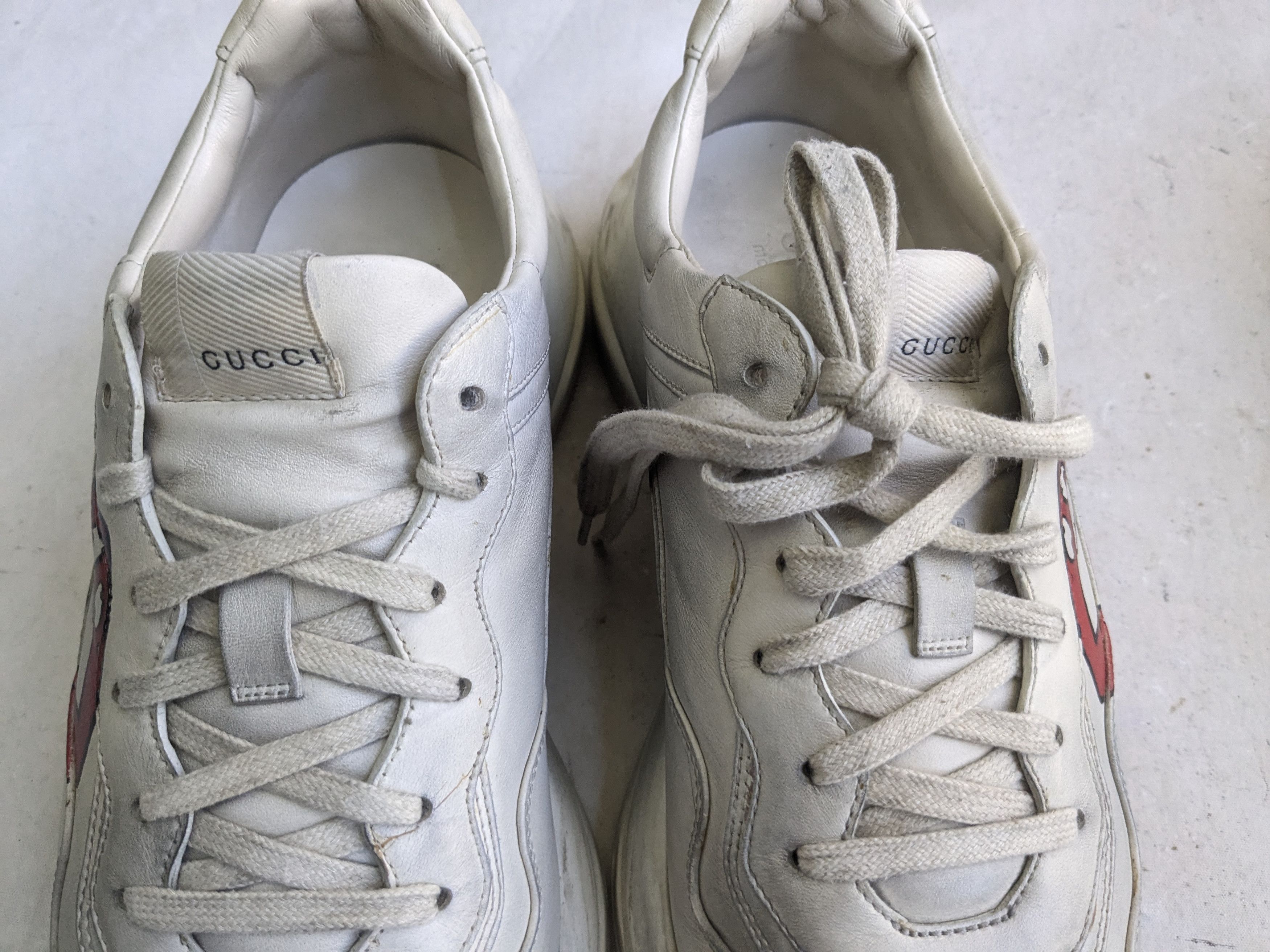 Gucci Gucci Rhython Mouth Sneaker 9 Leather Kiss Lips Size US 9 / EU 42 - 6 Thumbnail