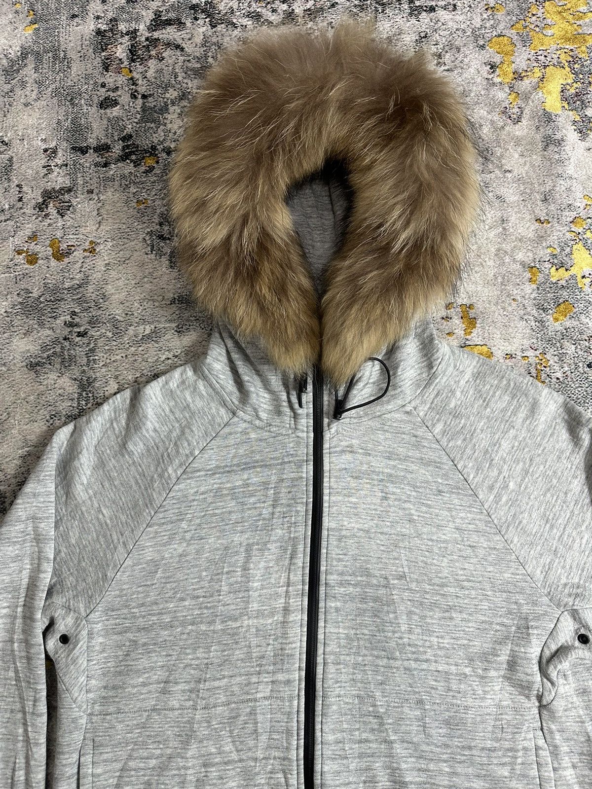 20471120 WINTER SESSION OUTDOOR FUR ZIP HOODIE IFSIXWASNINE LGB STYLE Size US M / EU 48-50 / 2 - 2 Thumbnail