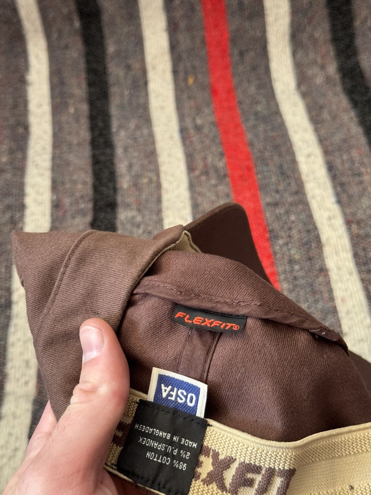 Dakine Vintage 00’s Dakine Flexfit y2k Brown Japanese Hat Size ONE SIZE - 9 Thumbnail