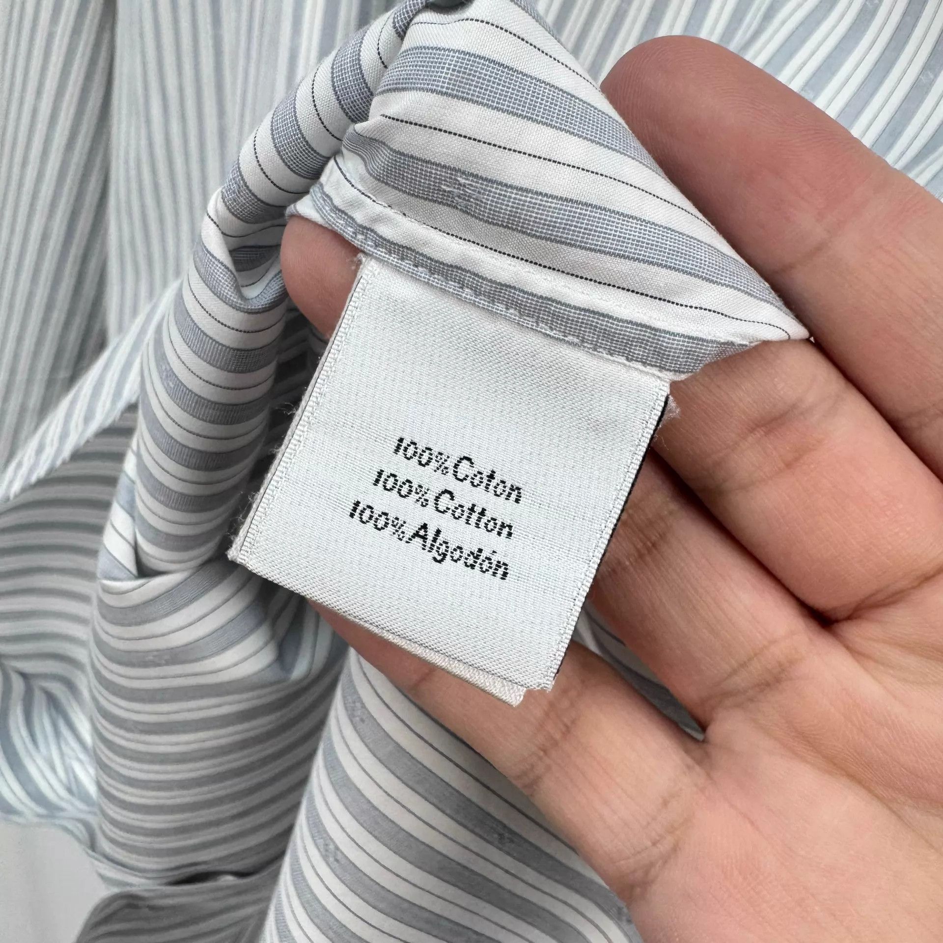 Hermes Hermes H All-Over Stripe Shirt 40 95N Collar Yellow Size US M / EU 48-50 / 2 - 8 Thumbnail