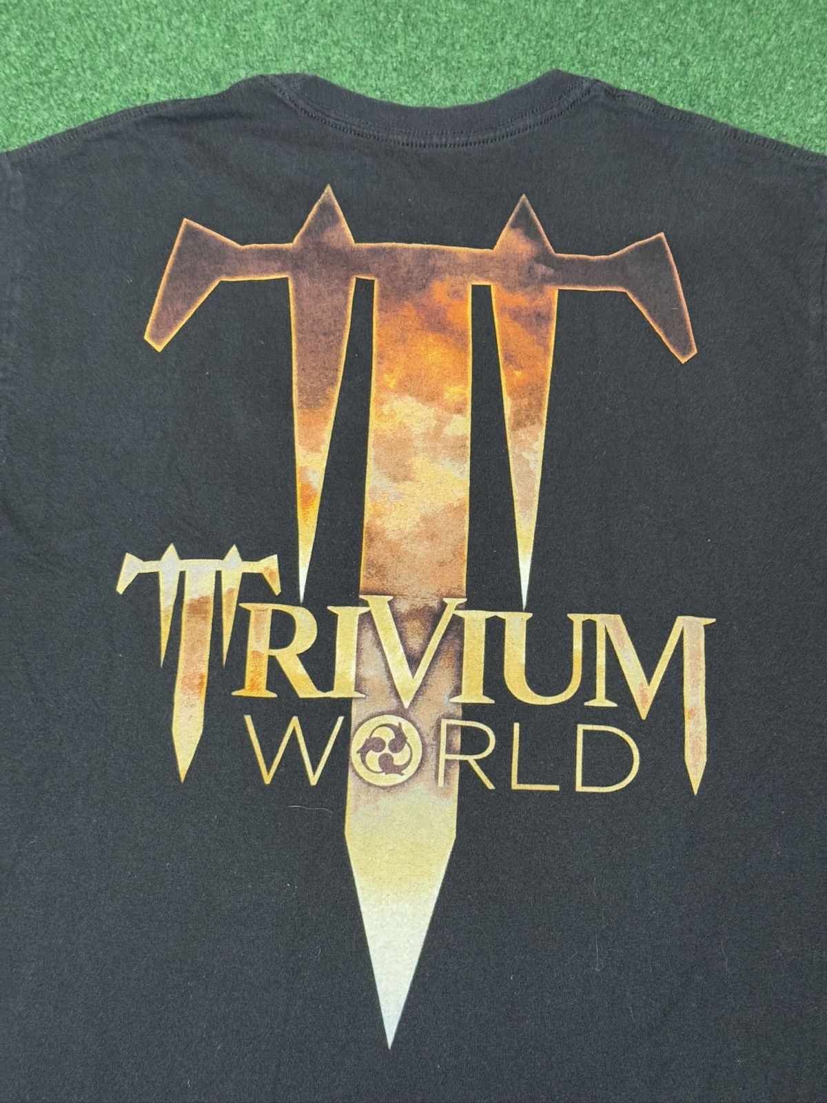 Band Tees Y2K Trivium The Crusade Death Rider Metal Band T Shirt Size US M / EU 48-50 / 2 - 4 Thumbnail
