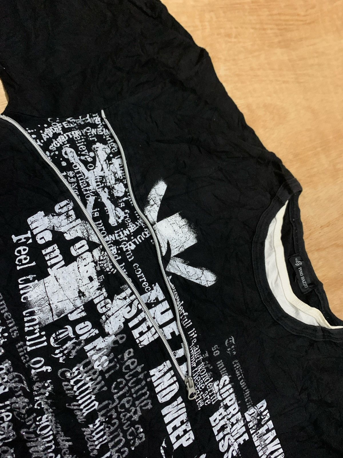 Japanese Brand Vintage Y2k Pino Bazzo Multi Zipper Tshirt Ifsixwasnine Size US XL / EU 56 / 4 - 3 Thumbnail