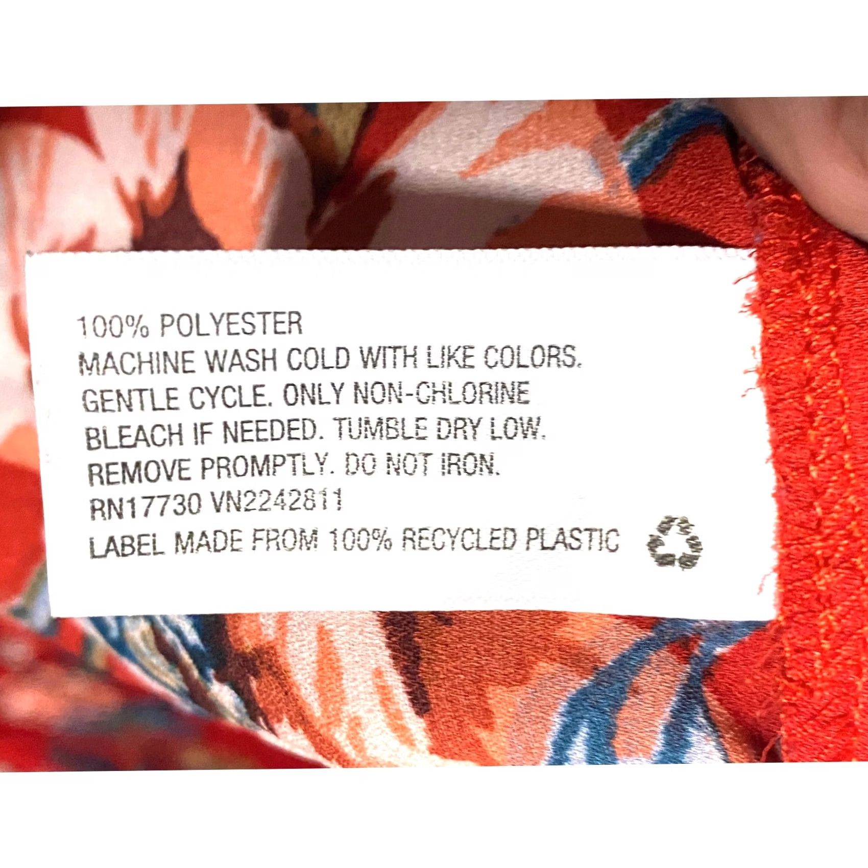 Vintage VINTAGE Ava & Viv Red Floral Cold Shoulder Cottagecore Prairie Womens Plus 1X Flowy Boho Shirt Womens 1X Size XL / US 12-14 / IT 48-50 - 7 Thumbnail