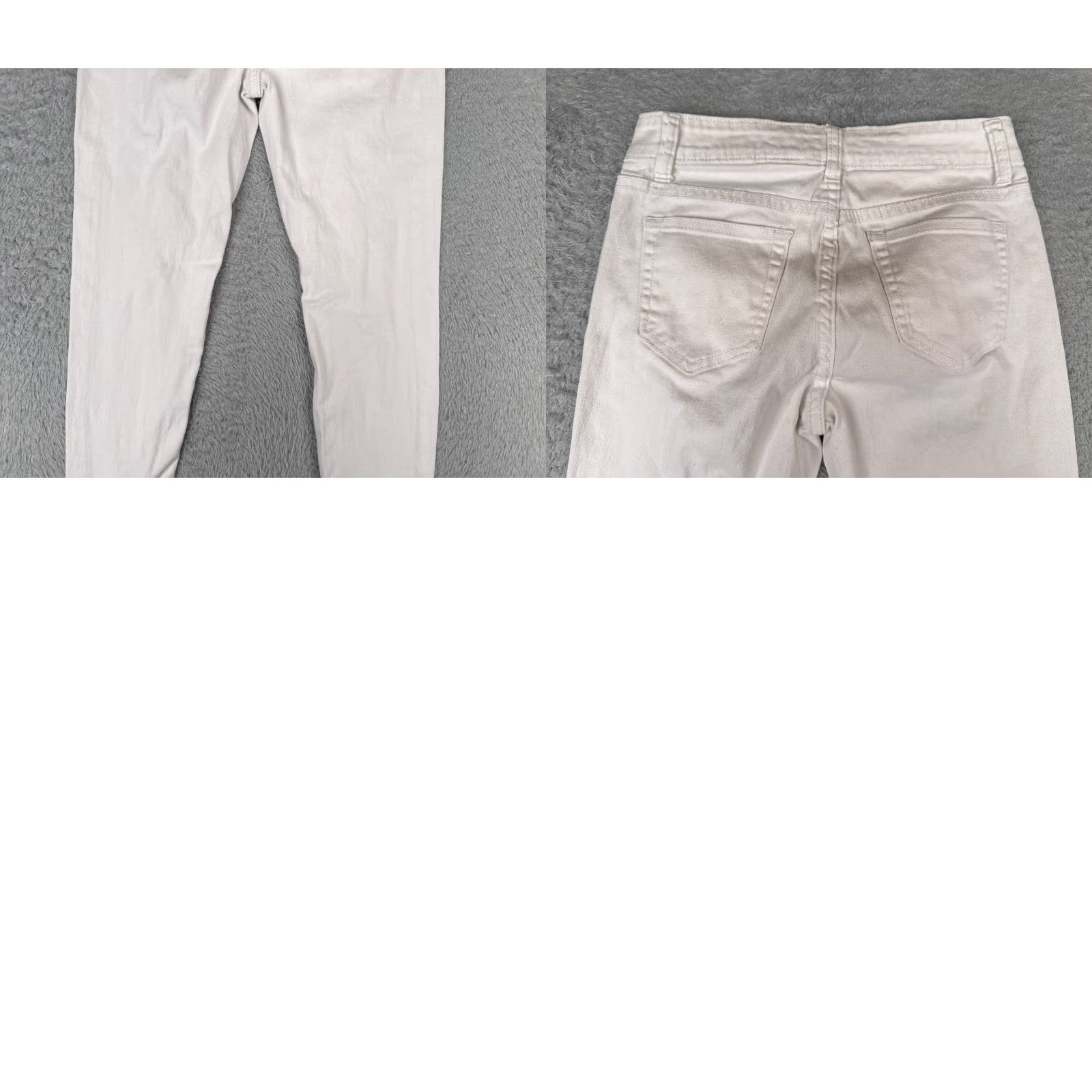 AG Jeans Tag Jeans Womens Jeans Tapered 26 White Distressed 24 Inseam 3 Wool? (Wait) Size 26" / US 2 / IT 38 - 10 Thumbnail