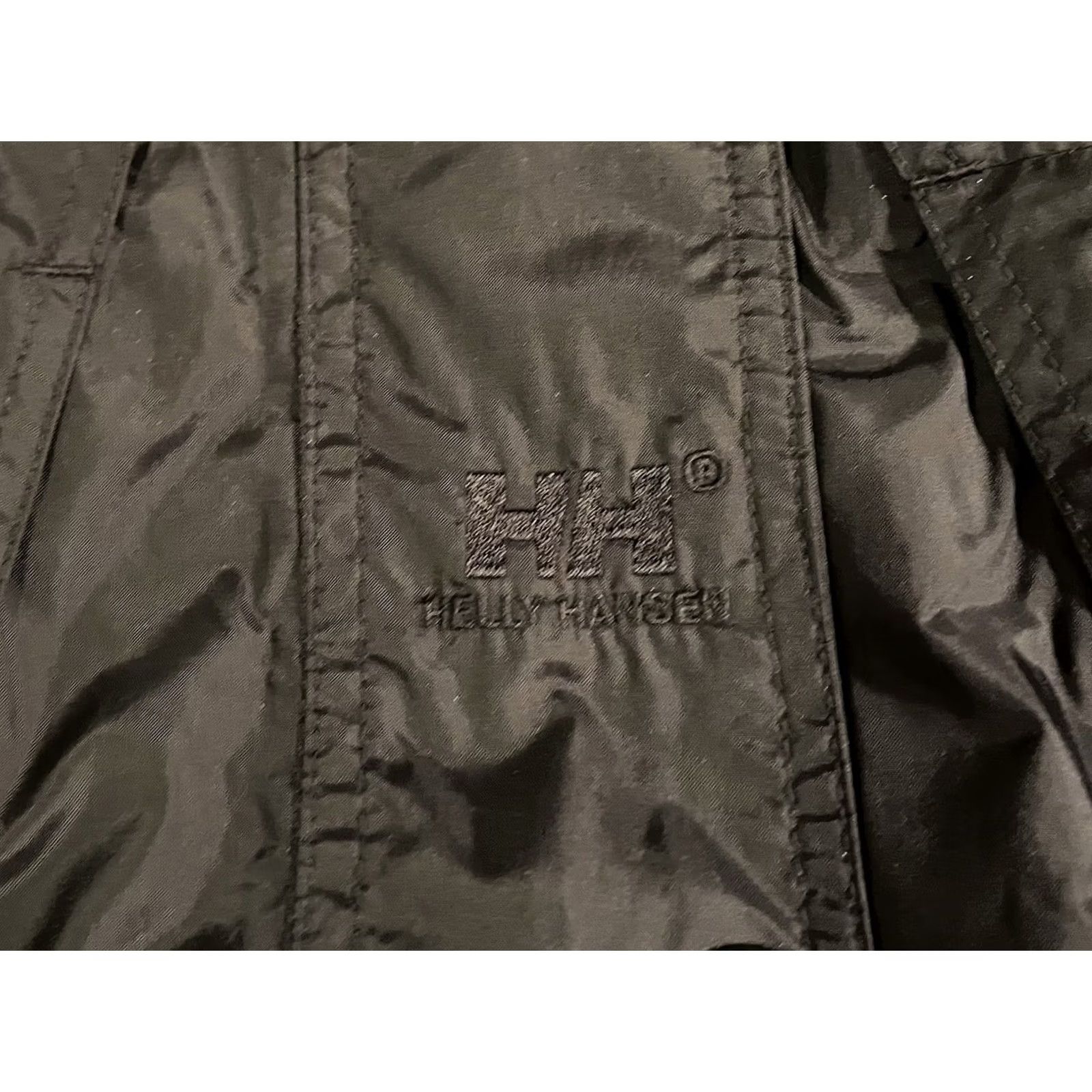 Helly Hansen Helly Hansen Hooded Packable Rain Jacket Men’s M Black Jacket Size US M / EU 48-50 / 2 - 3 Thumbnail