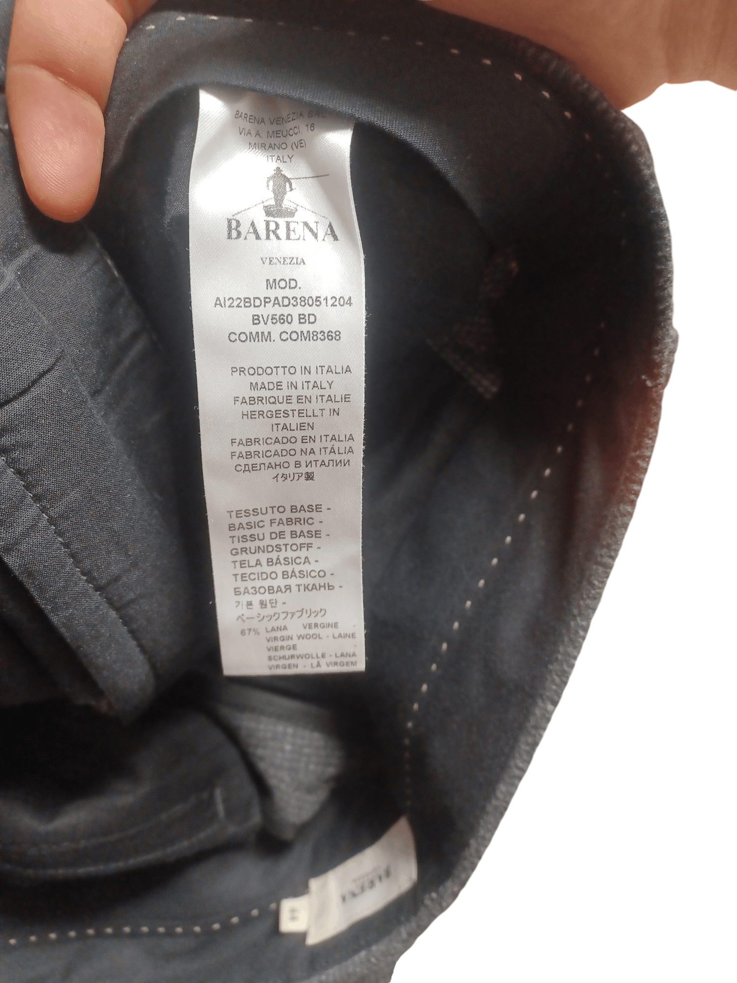 Barena Venezia BARENA VENEZIA MADE IN ITALY LUXURY DESIGNER WOOL PANTS Size US 33 - 5 Thumbnail