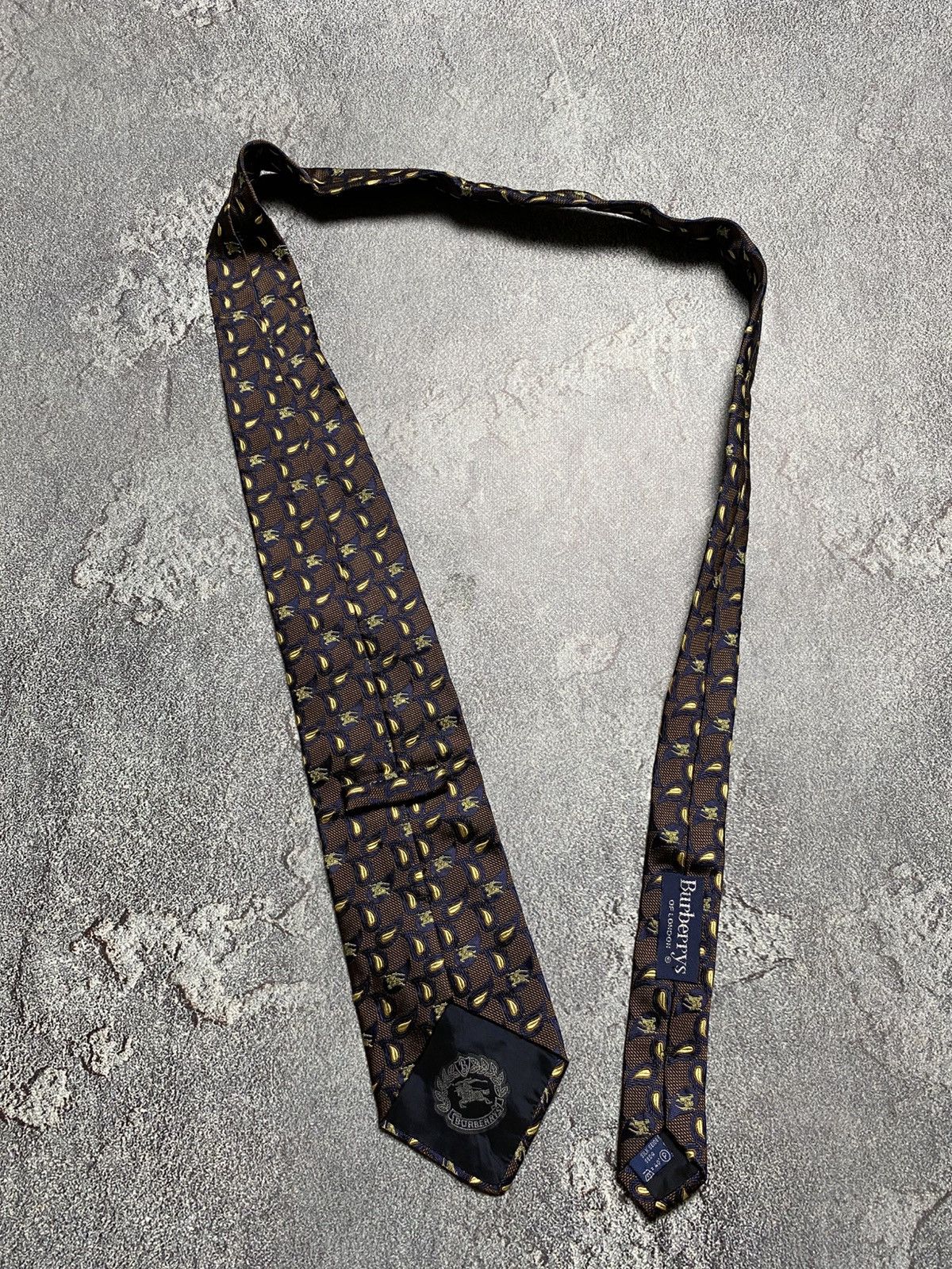 Burberry Burberrys tie vintage silk Size ONE SIZE - 2 Thumbnail