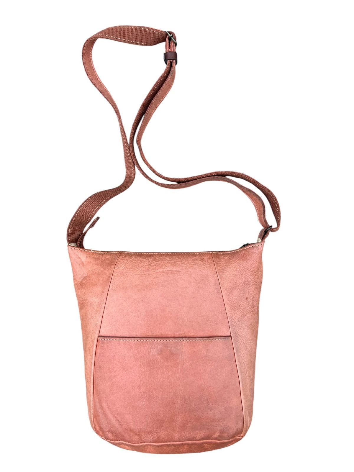 Leather Kissora Japan Muddy Patina Leather Sling Bag Size ONE SIZE - 9 Thumbnail