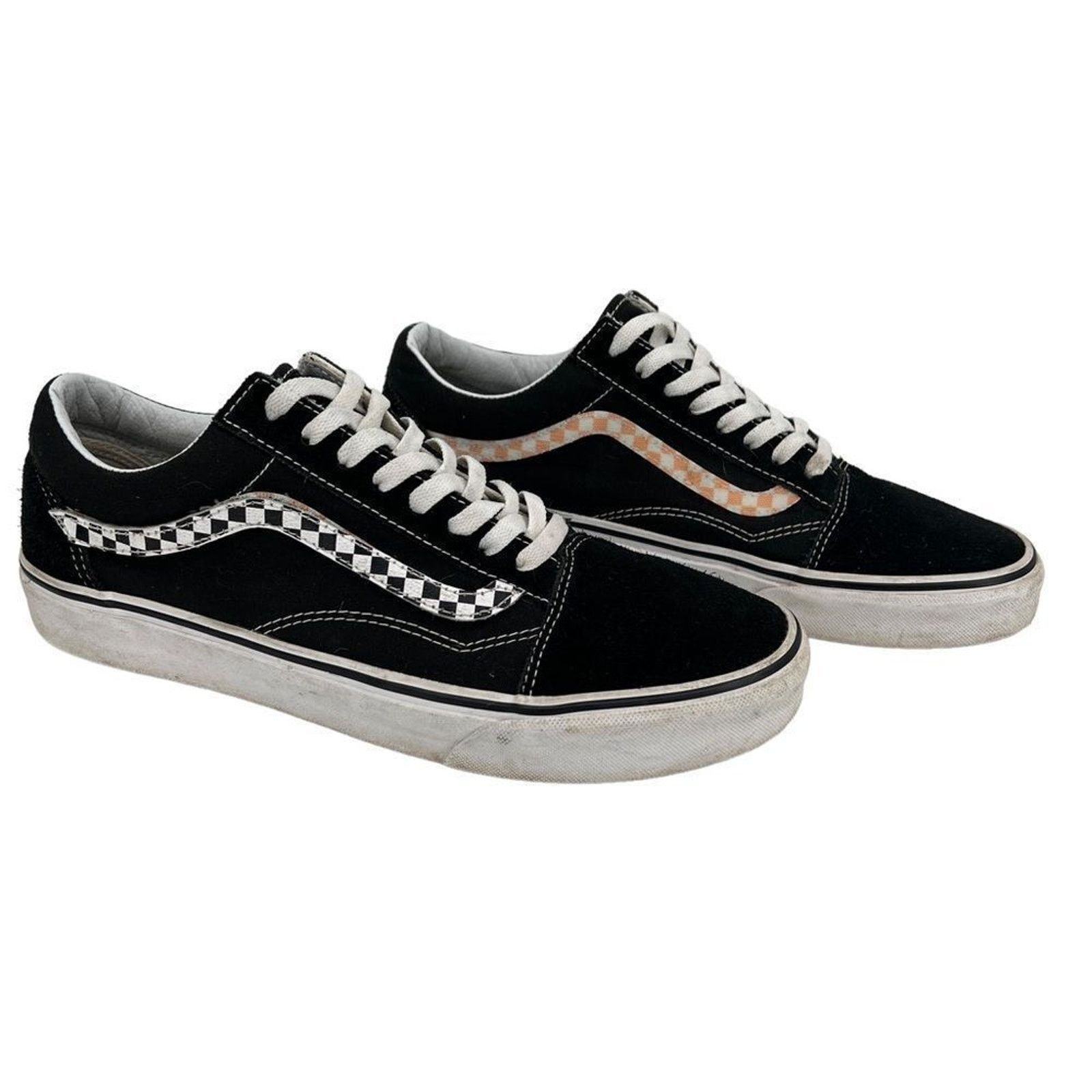 Vans Vans Old Skool Black & White Checkered Jazz Stripes Size US 10.5 / EU 43-44 - 1 Thumbnail