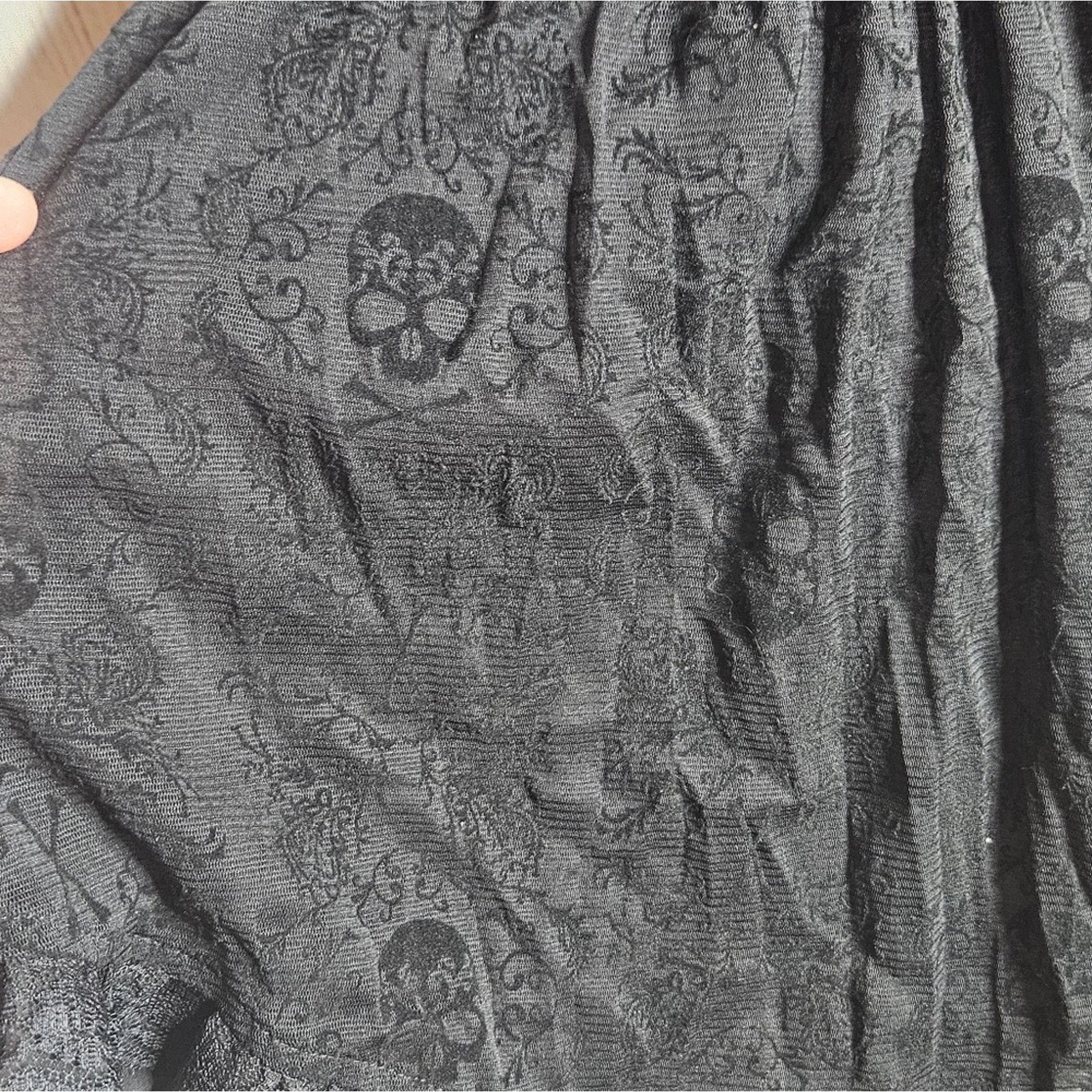 Vintage Devil Fashion Steampunk Corset Top w Lace Skirt & Bustle Size M / US 6-8 / IT 42-44 - 4 Thumbnail