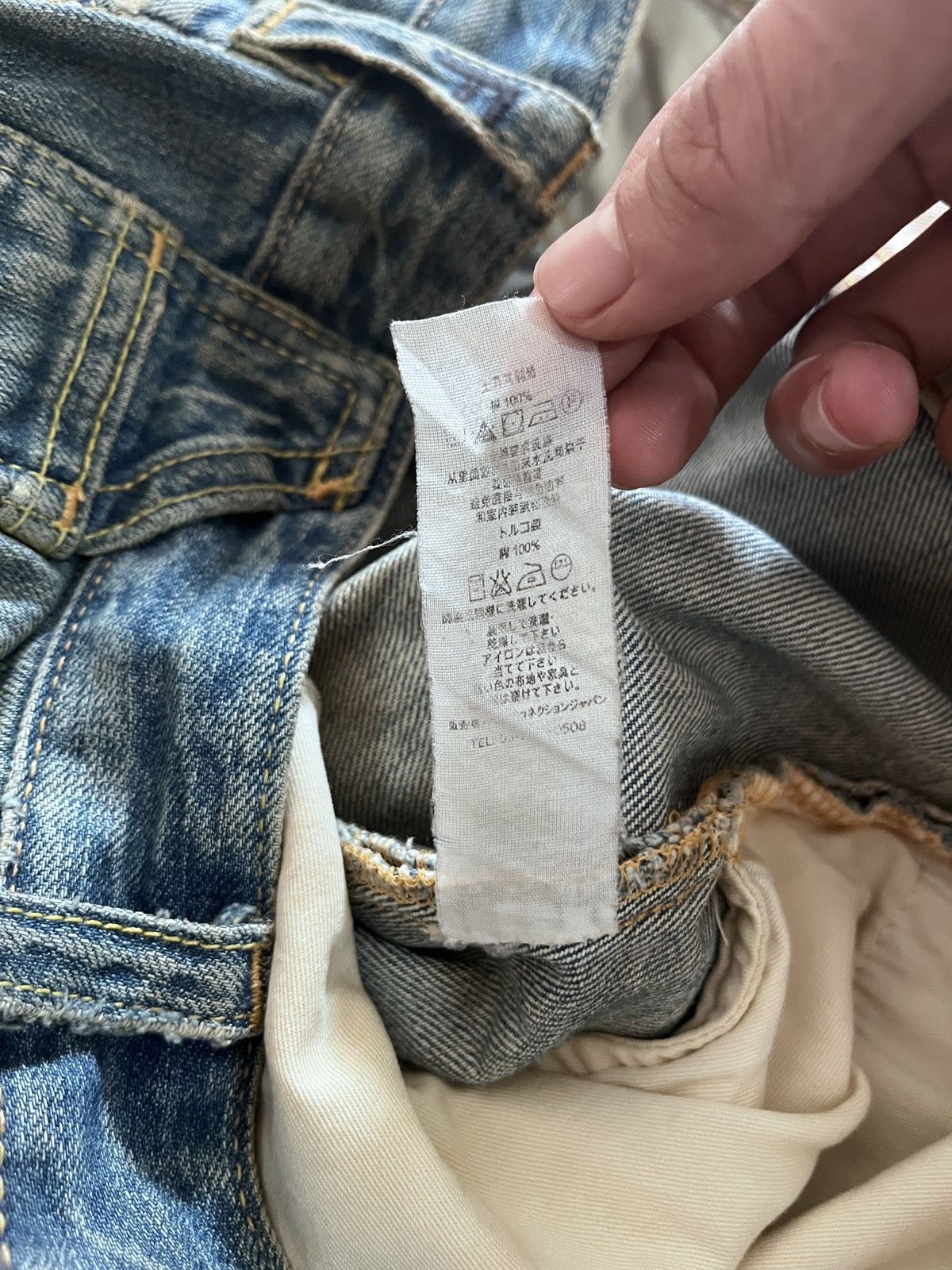 FCUK JAPANESE FCUK FADED JEANS Size US 34 / EU 50 - 12 Thumbnail