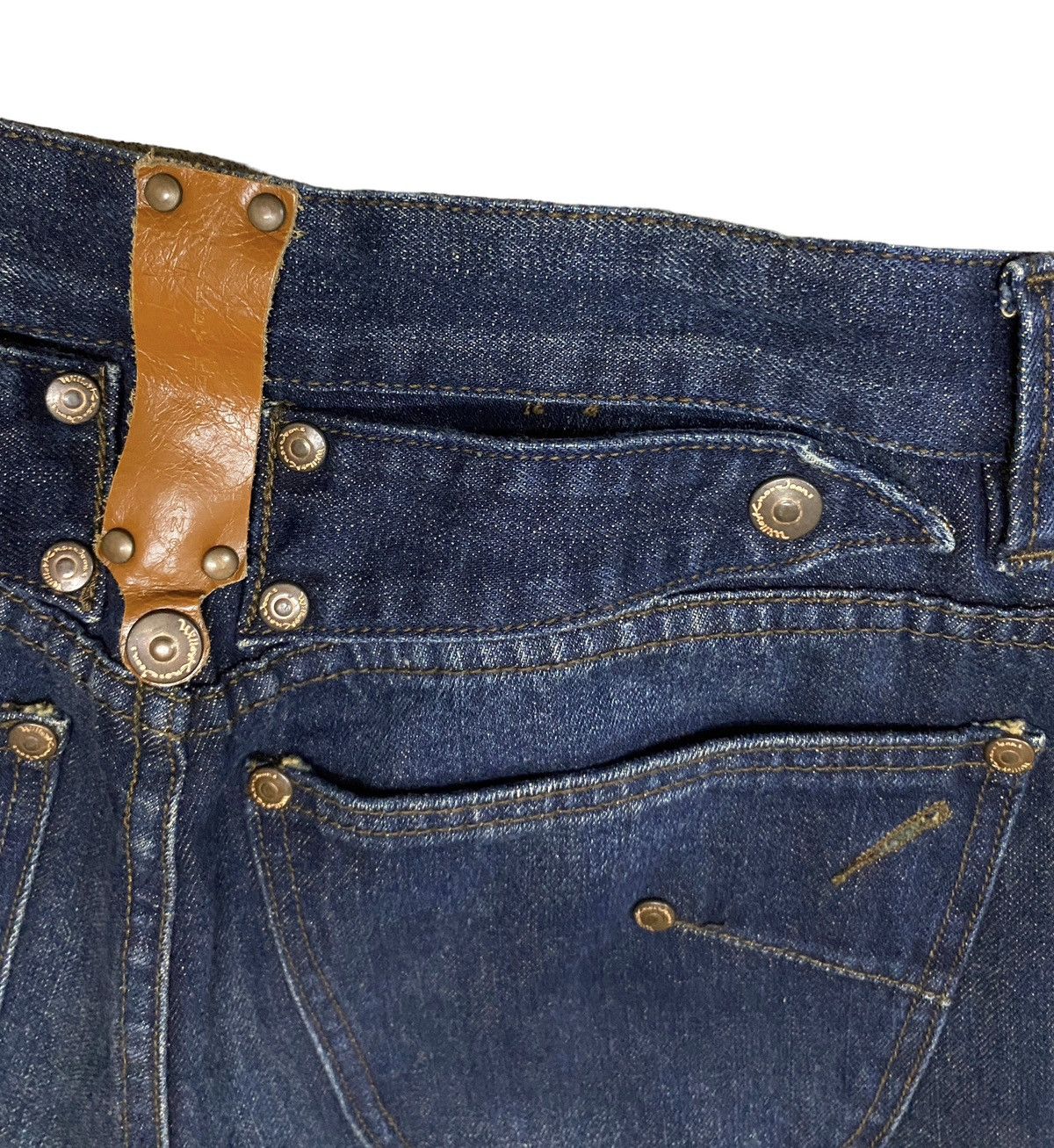 If Six Was Nine × Japanese Brand × Le Grande Bleu (L.G.B.) Rare Vintage Japaness Brand Willey Knox Flared Jeans 2000s Size US 30 / EU 46 - 11 Thumbnail