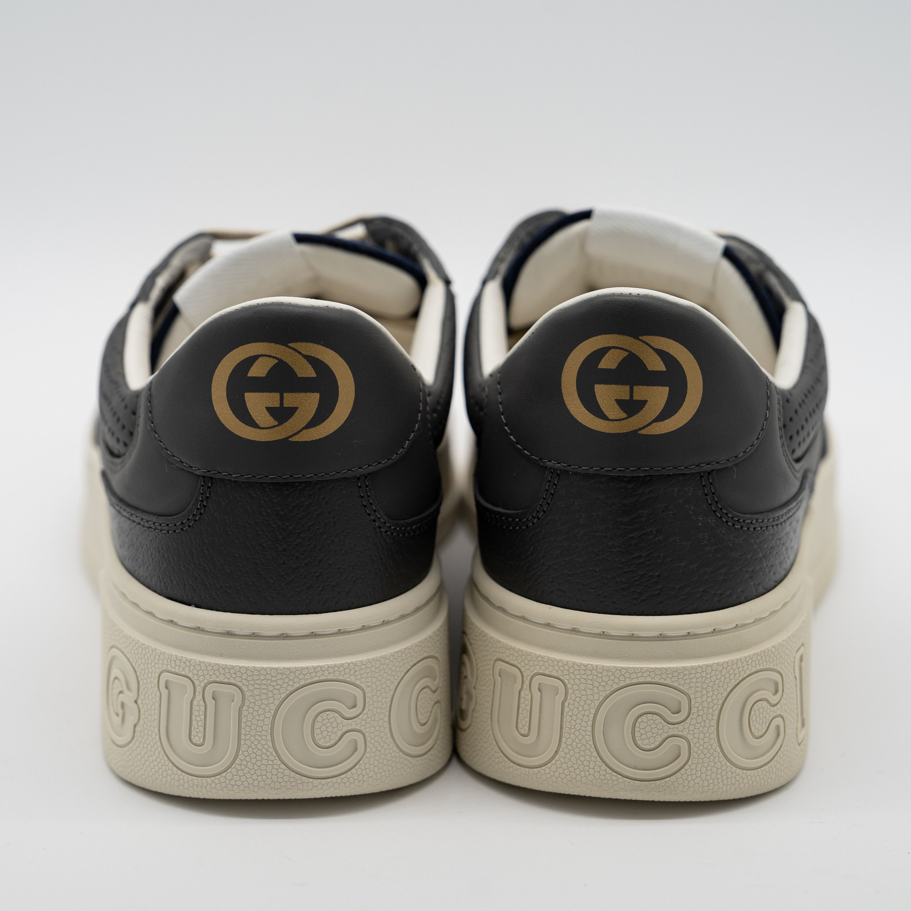 Gucci 12G 12.5 US Gucci GG Chunky B Sneakers Navy Blue White GG Size US 12.5 / EU 45-46 - 5 Thumbnail