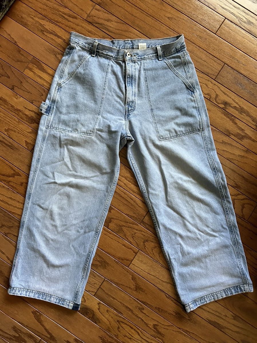 Levi's × Levi's Vintage Clothing × Vintage 36x28 Levi’s light wash vintage Dry Goods denim Size US 36 / EU 52 - 1 Thumbnail