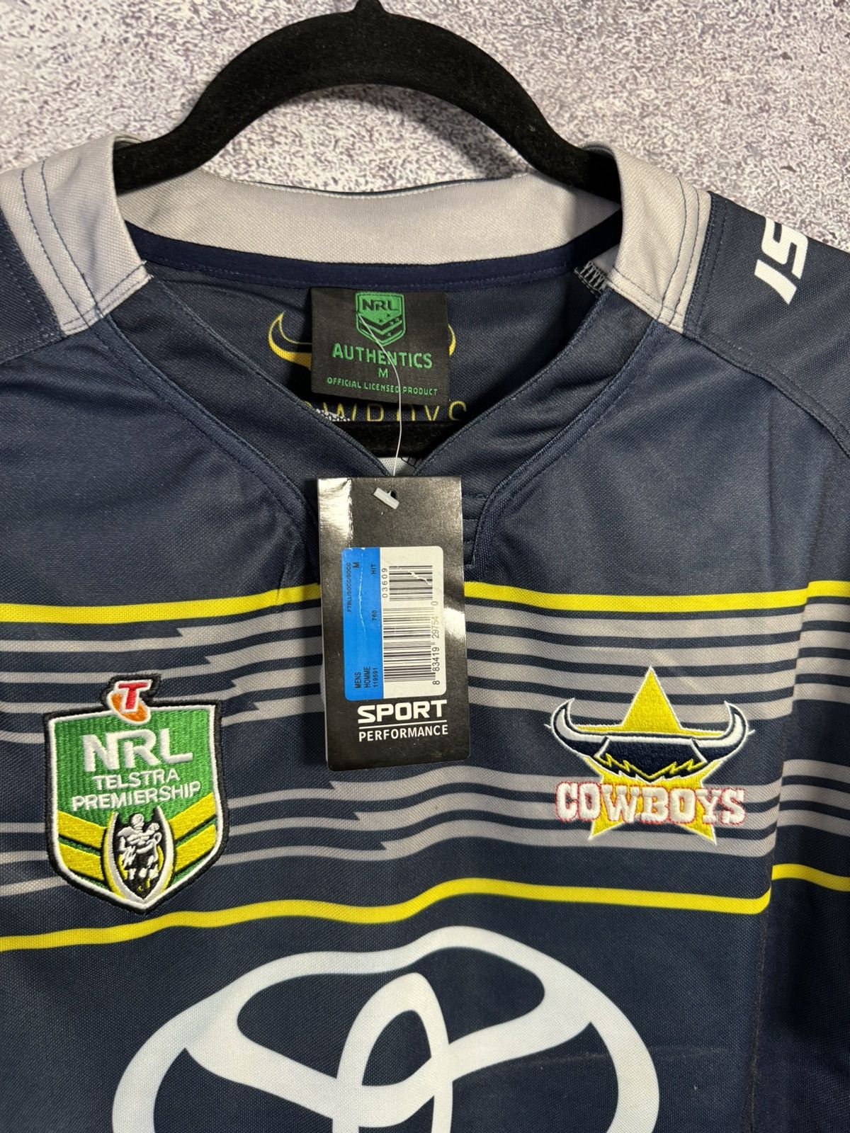 Vintage NEW Cowboys NRL Toyota Rugby Jersey Blokcore Size US M / EU 48-50 / 2 - 10 Thumbnail