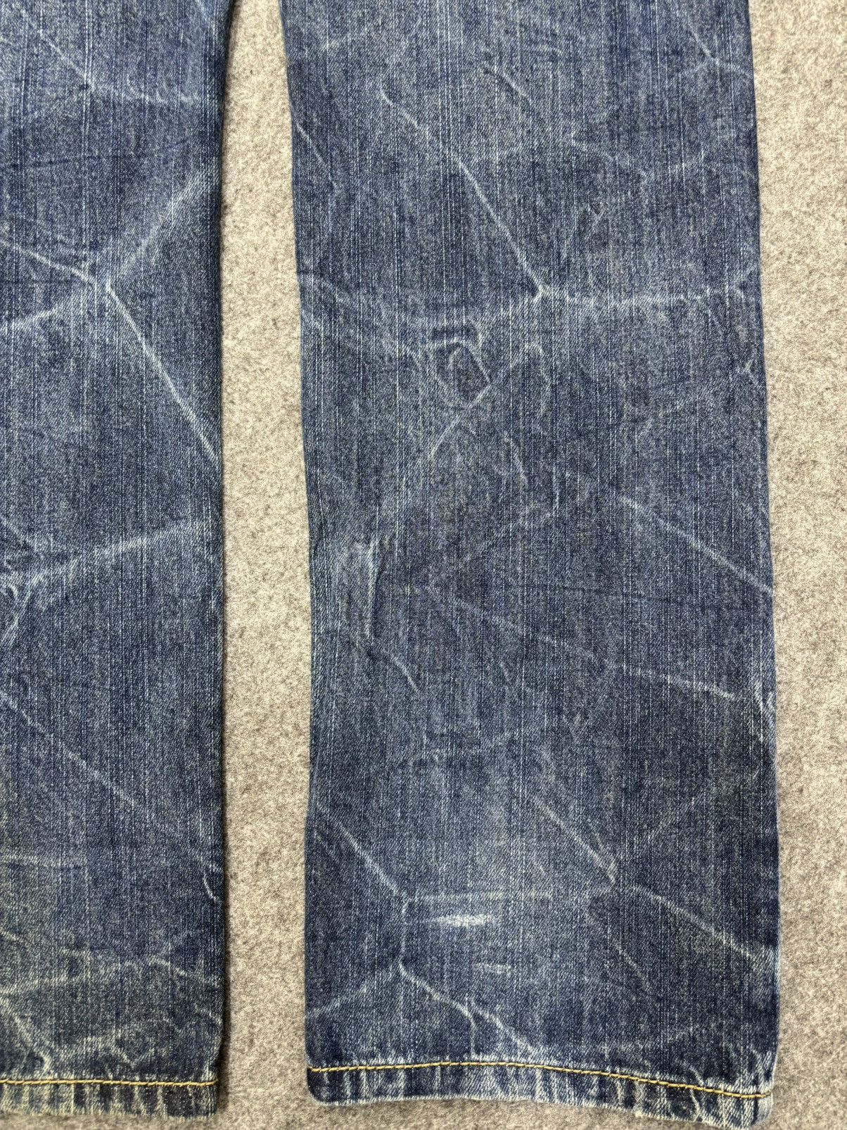 Seditionaries 💥Insane💥SorriderexBack&Forth Spiral Distressed Denim F661 Size US 33 - 16 Thumbnail