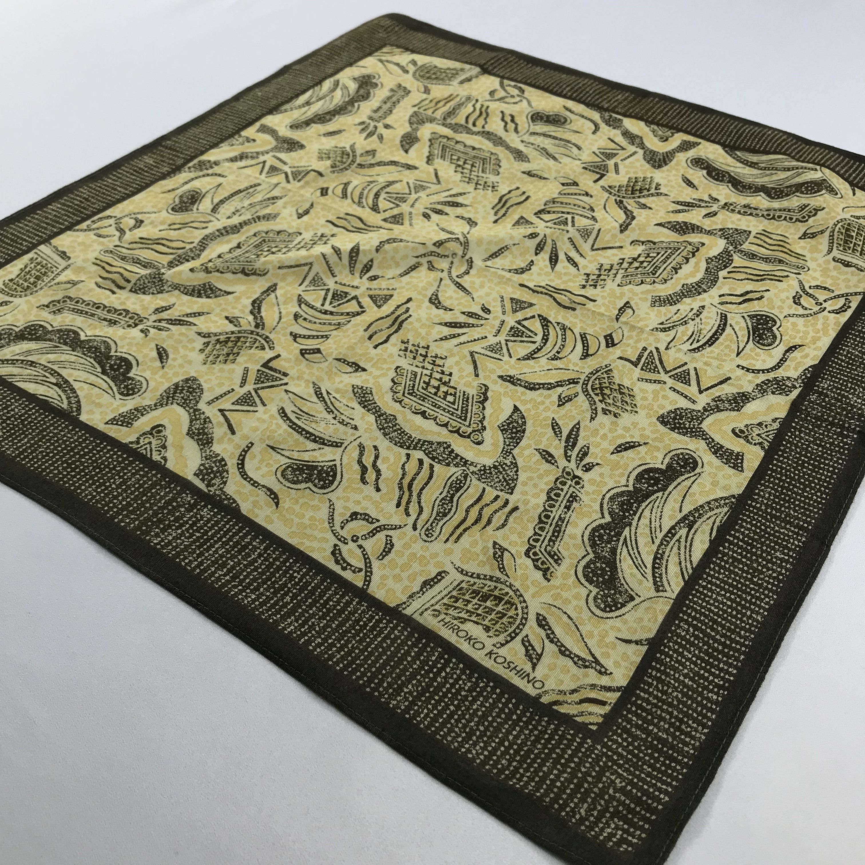 Hiroko Koshino Homme × Vintage Hiroko Koshino Bandana / Handkerchief / Neckerchief -S2572 Size ONE SIZE - 2 Thumbnail