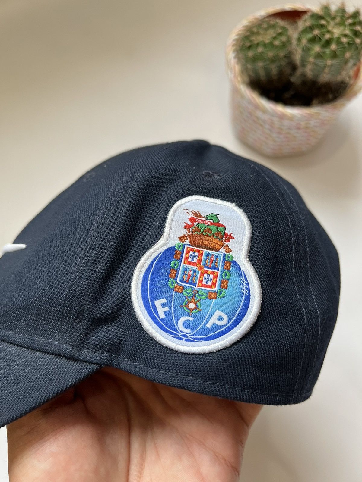 Vintage Vintage Nike Porto Blue Cap Soccer Jersey Size ONE SIZE - 2 Thumbnail