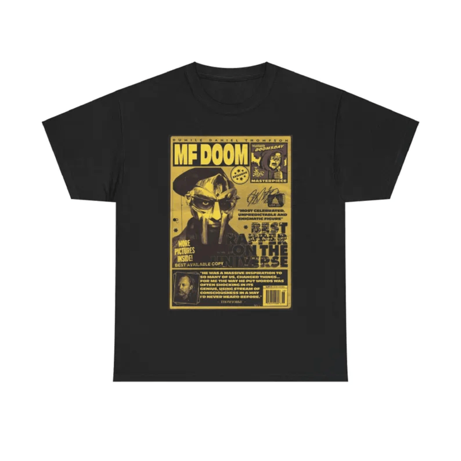 MF Doom × Vintage MF Doom Graphic T Shirt, Rap Shirt Size US L / EU 52-54 / 3 - 1 Thumbnail