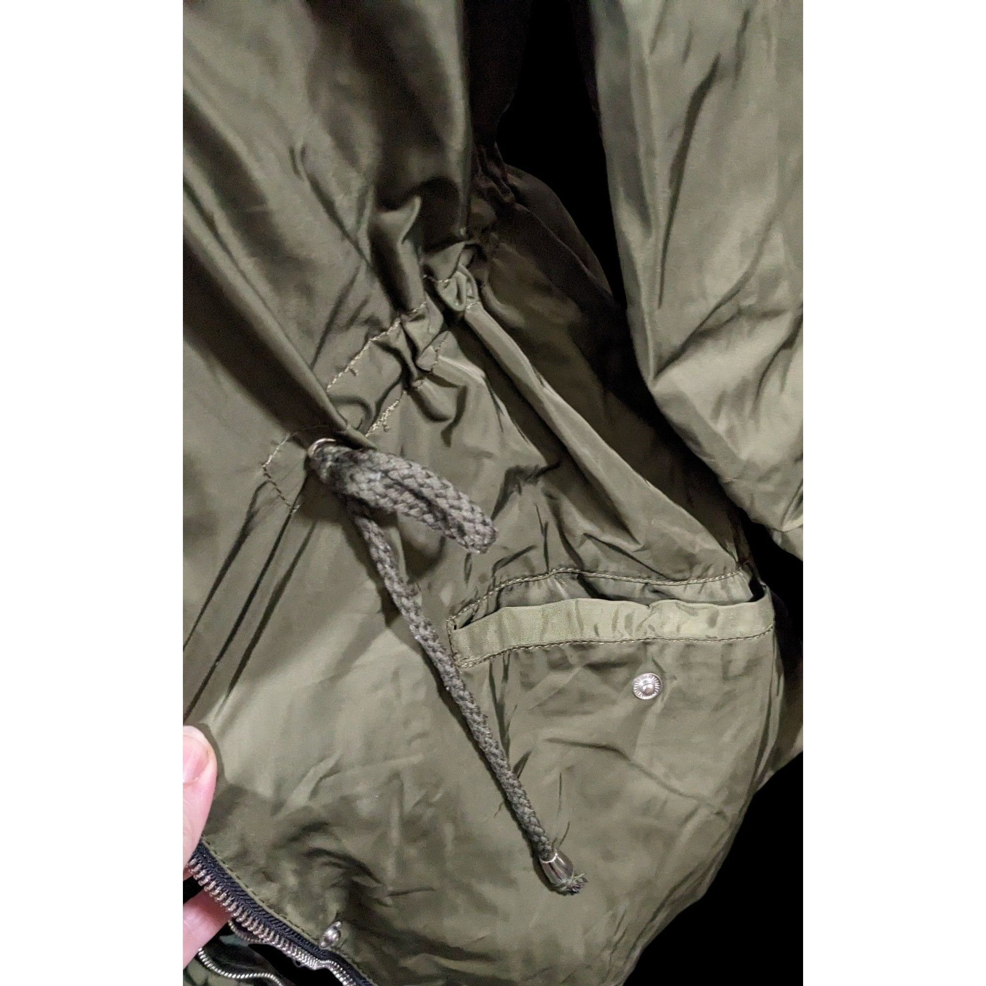 Other Green And Black Zip Up Hooded Jacket by Cali 1850 Size S / US 4 / IT 40 - 9 Thumbnail