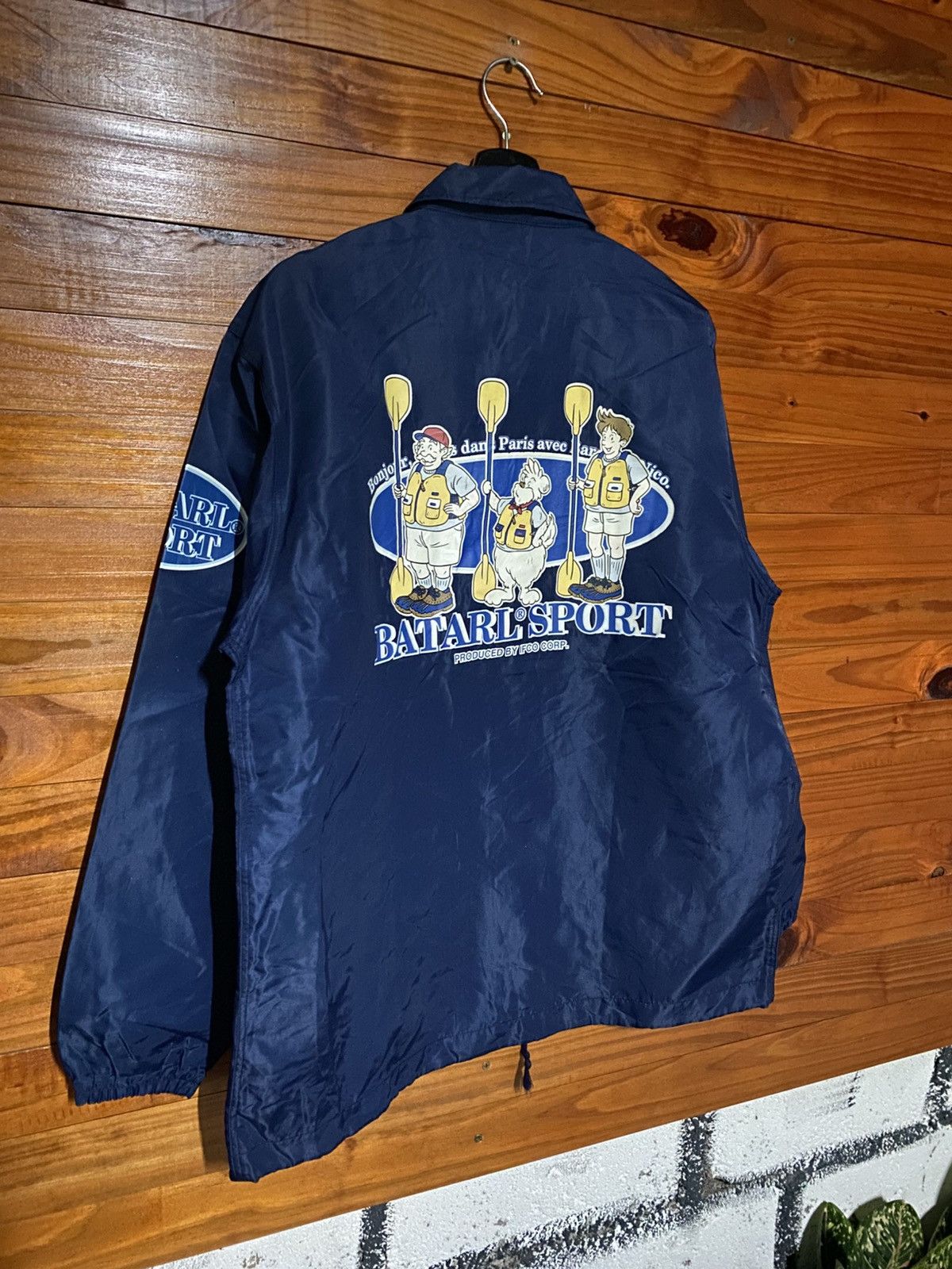 Japanese Brand Vintage Zero One Batari Sport Nylon Coach Jacket – Navy Blue Size US M / EU 48-50 / 2 - 5 Thumbnail