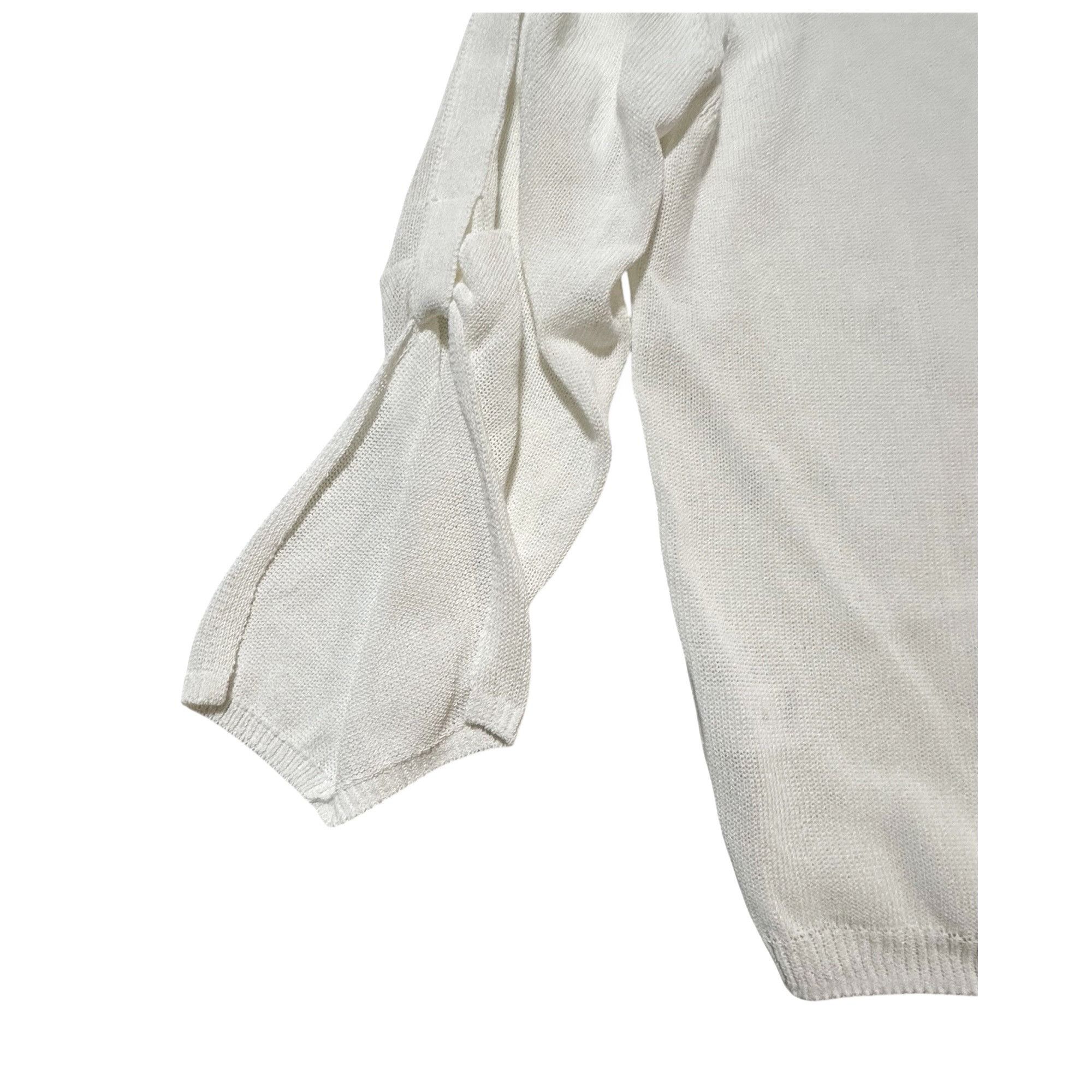 Brochu Walker Brochu Walker Palmas Vee White Sweater XS Salt Water NWT Size XS / US 0-2 / IT 36-38 - 10 Thumbnail