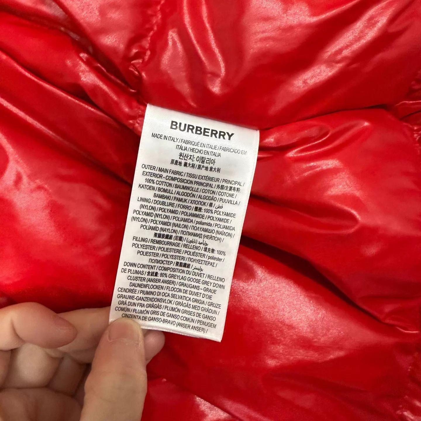 Burberry Burberry City Limited Logo Check Down Coat UK2 NWT Size XXS / US 00 / IT 34 - 5 Thumbnail