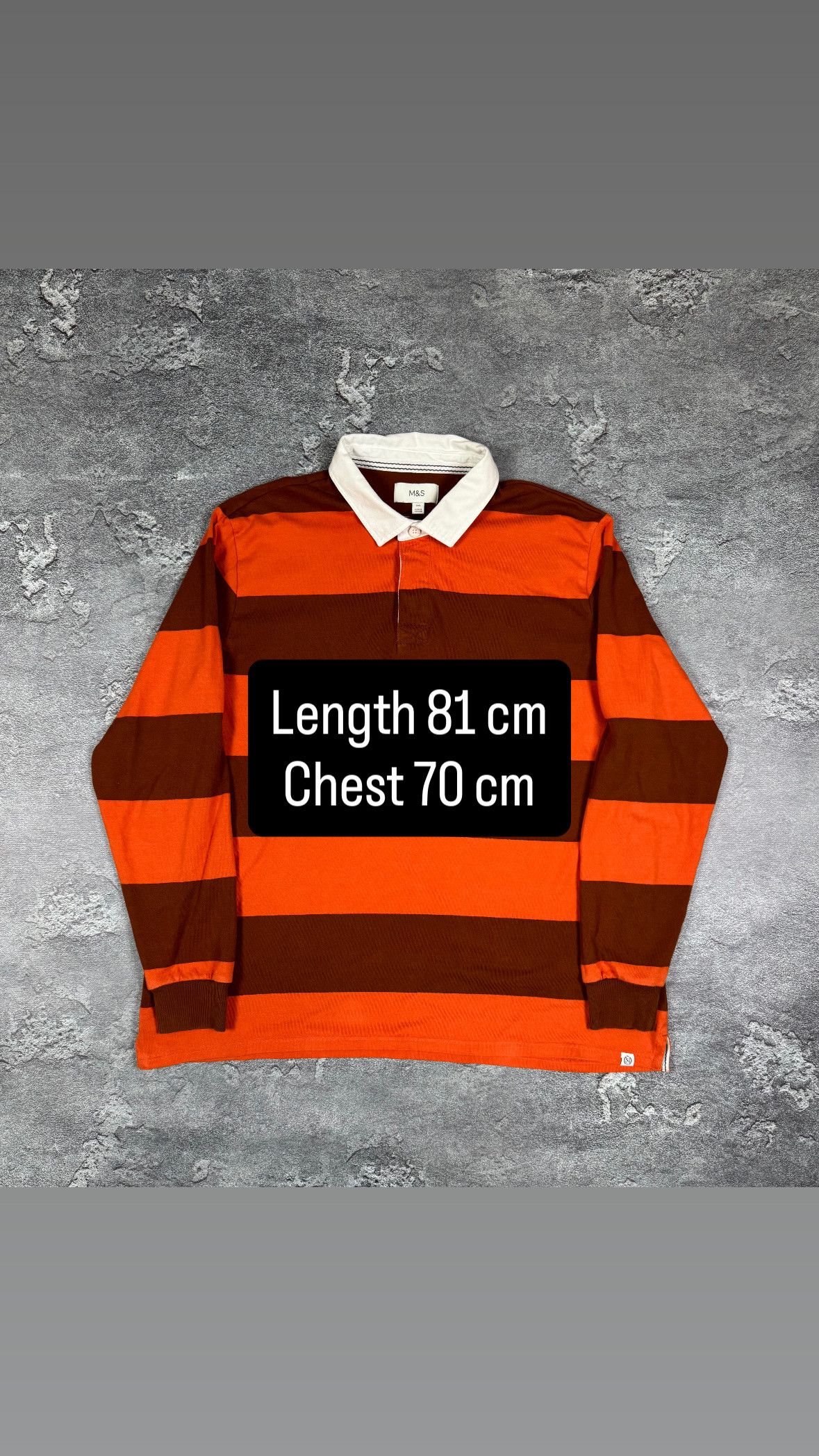 If Six Was Nine M&S Striped Long Sleeve T-Shirt Tee Streetwear Y2K 2000s Size US XXL / EU 58 / 5 - 2 Thumbnail