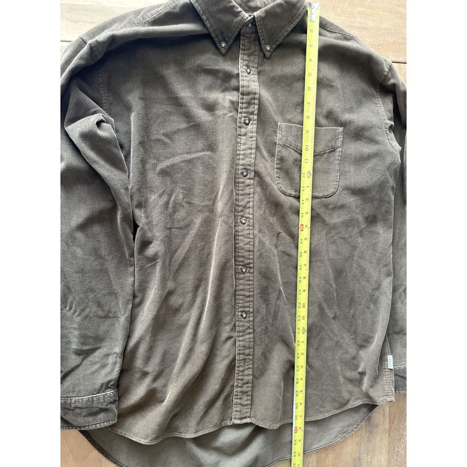 J.Crew VINTAGE J.CREW Corduroy Shacket Shirt Jacket Men XLT Tall Brown Button-Up 90s Western Casual Size US XL / EU 56 / 4 - 6 Thumbnail