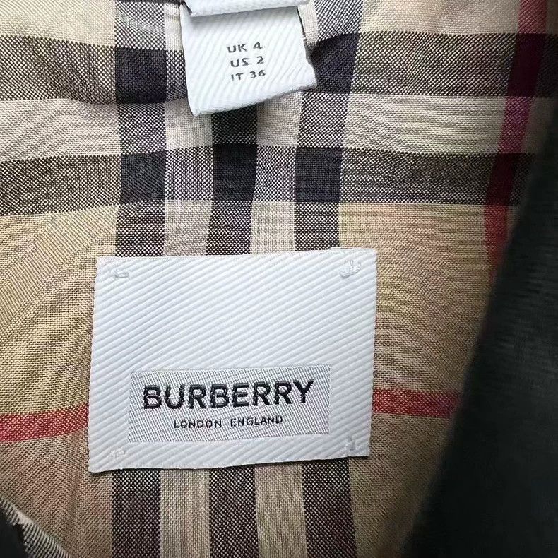 Burberry Burberry Burberry Black Silk Jacket with Pattern-2507 Size XS / US 0-2 / IT 36-38 - 4 Thumbnail