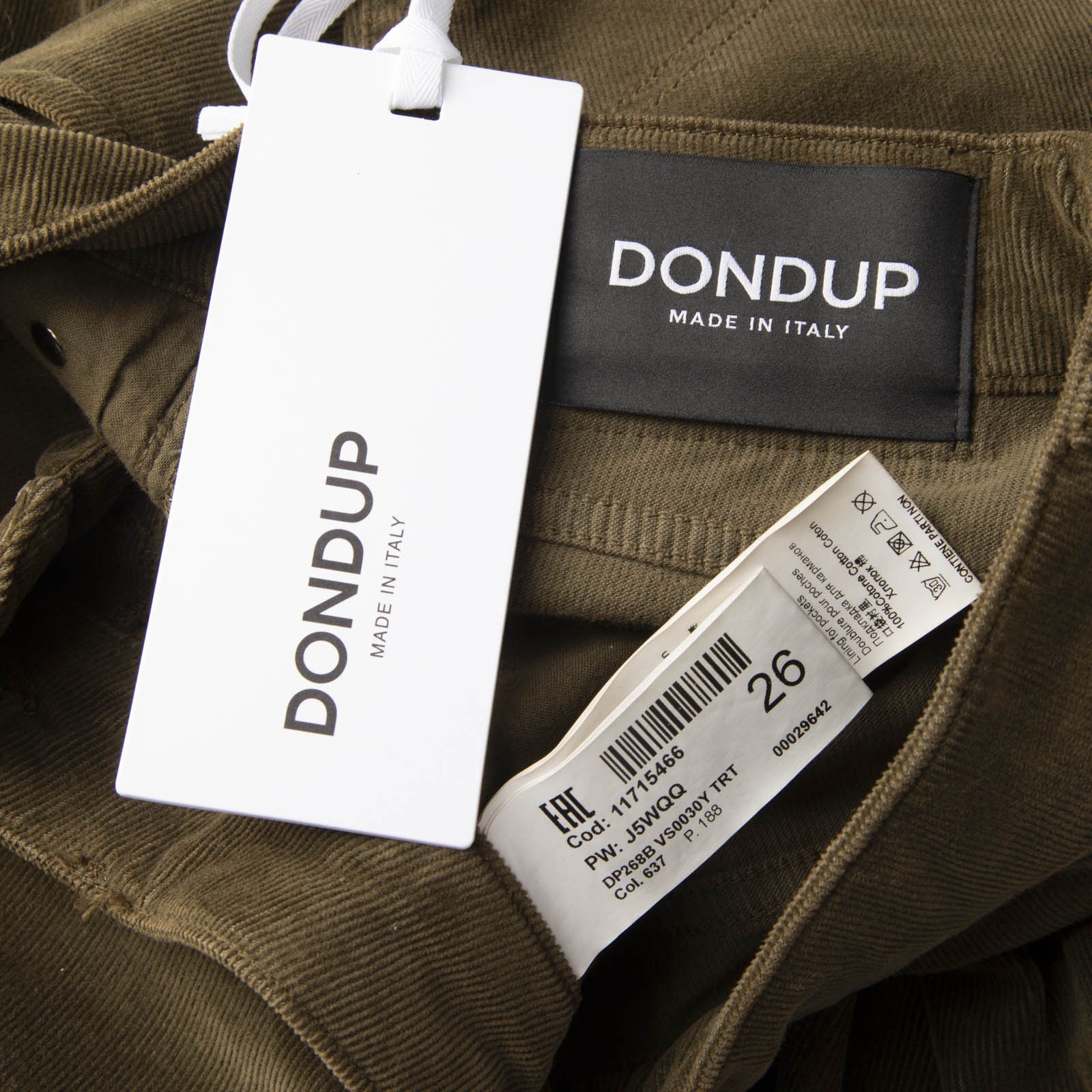 Dondup Green Slim Fitted Koons Trousers Size 27" / US 4 / IT 40 - 4 Thumbnail