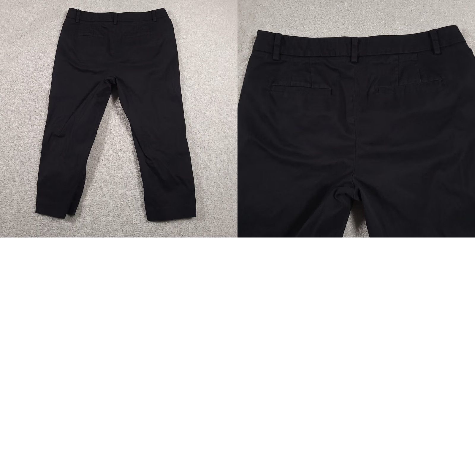 Talbots Talbots Pants Womens 6 Blue Perfect Skimmer Cropped Stretch Cotton Blend Casual Size 28" / US 6 / IT 42 - 9 Thumbnail