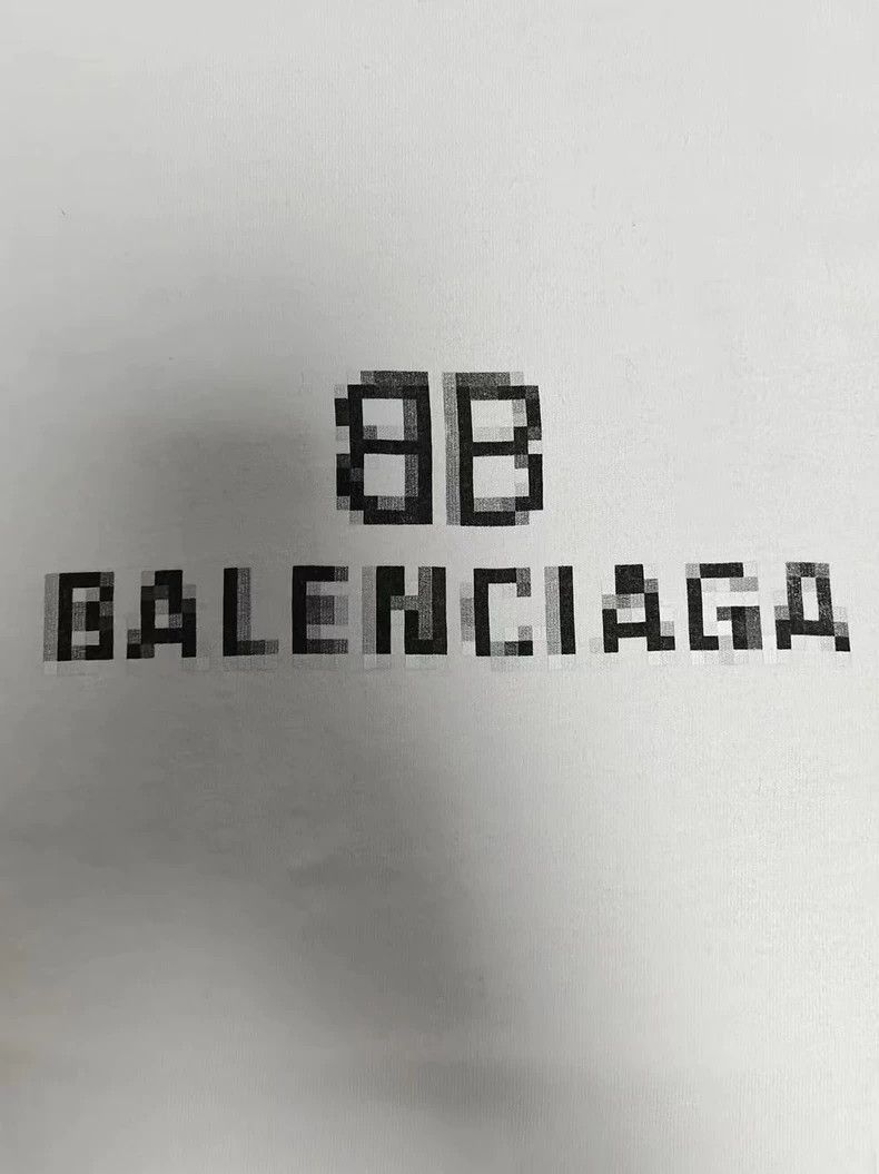 Balenciaga Balenciaga Mosaic Logo Short Sleeve T-shirt-2506 Size US S / EU 44-46 / 1 - 3 Thumbnail