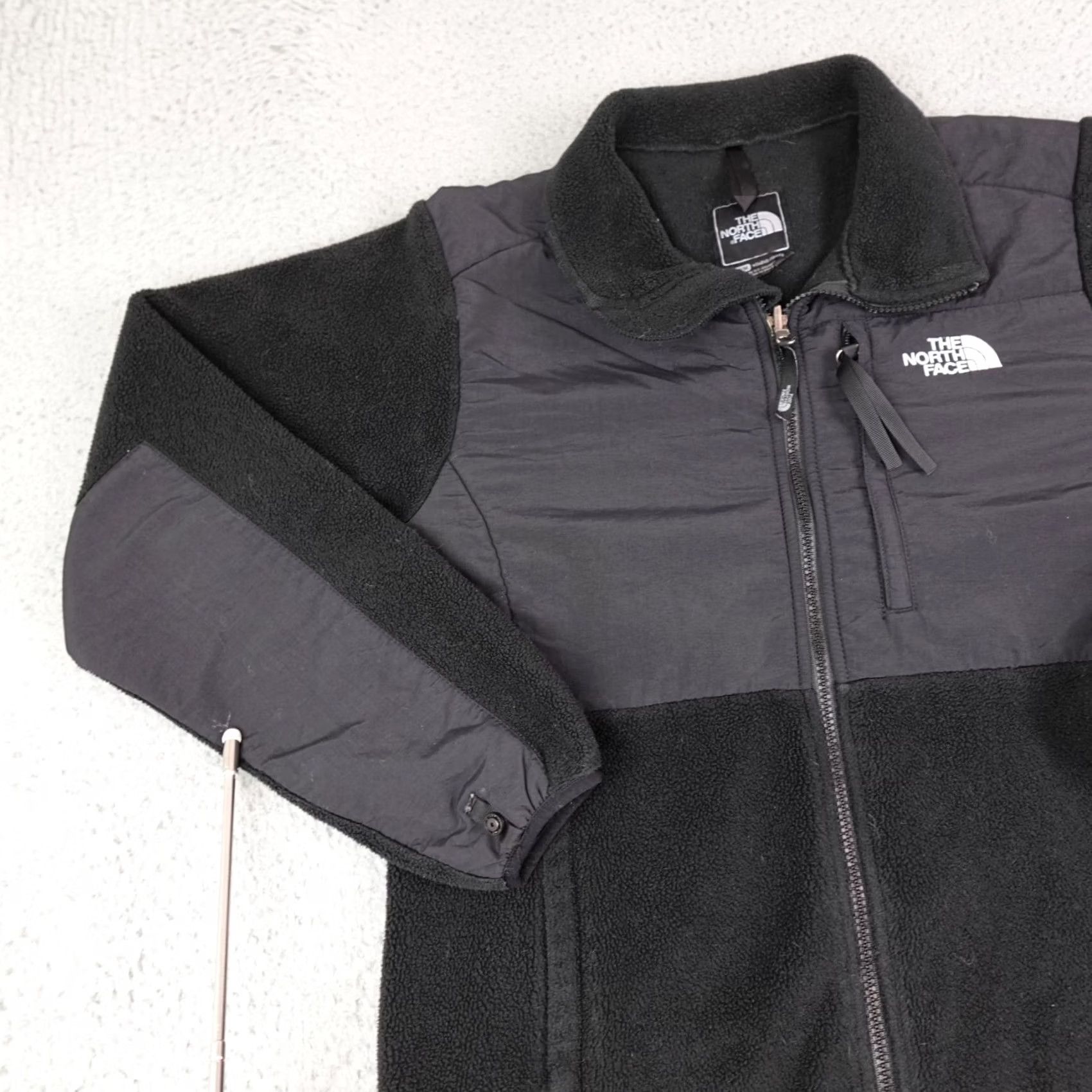 The North Face The North Face Denali Jacket Womens Black Fleece Full Zip Polartec Denali Logo Mid-Length Jacket Womens M Black Size M / US 6-8 / IT 42-44 - 7 Thumbnail